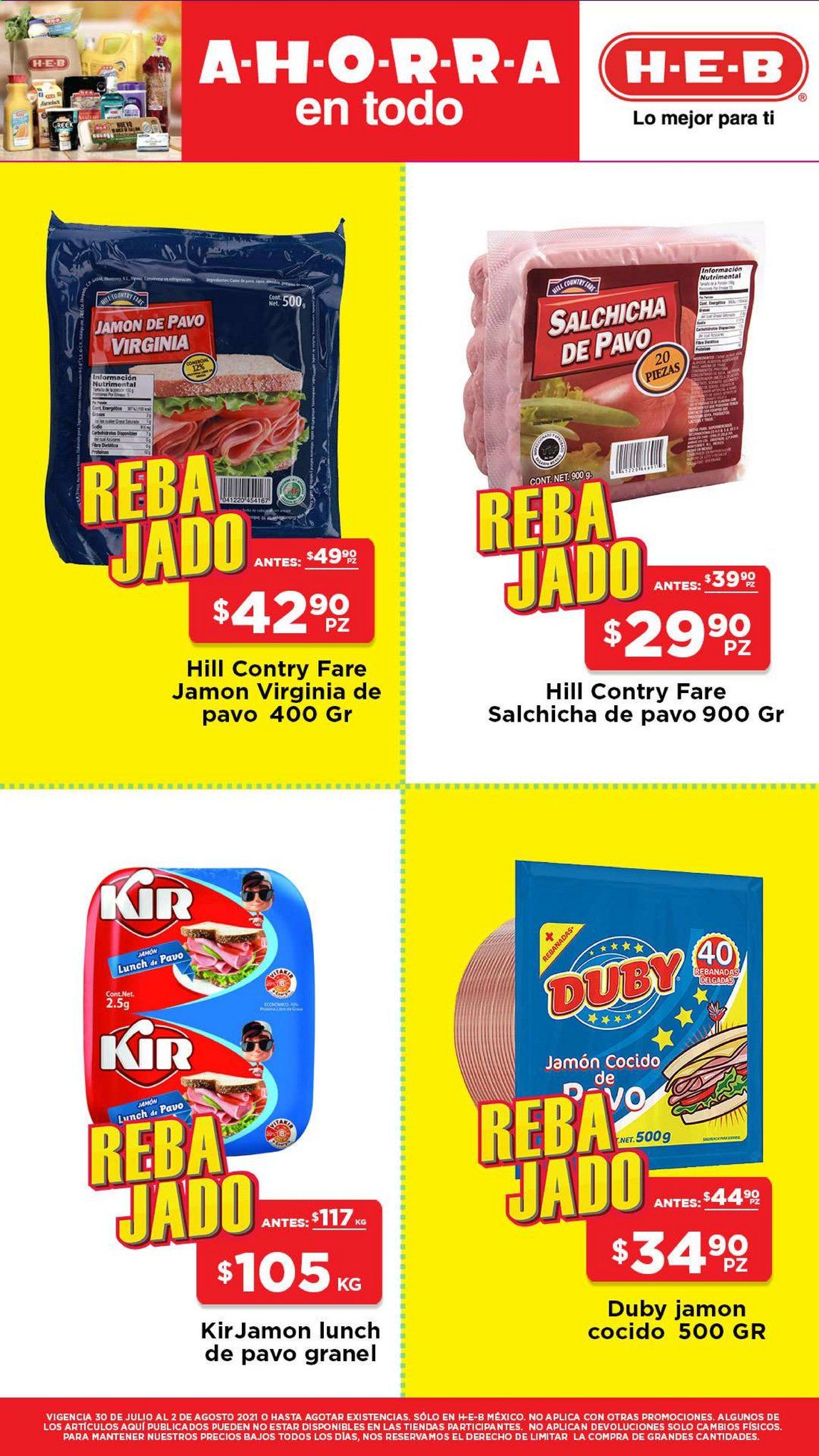 Catálogo H-E-B - 30.7.2021 - 2.8.2021. Página 3