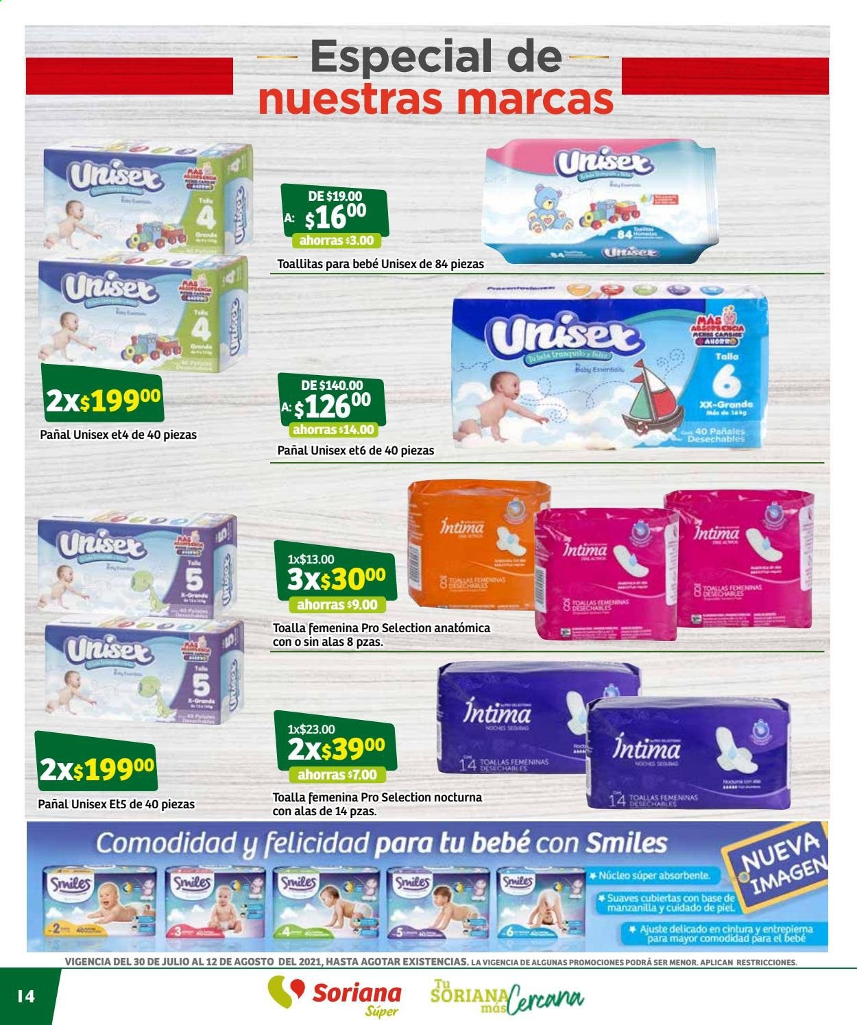 Catálogo Soriana Súper - 30.7.2021 - 12.8.2021. Página 14