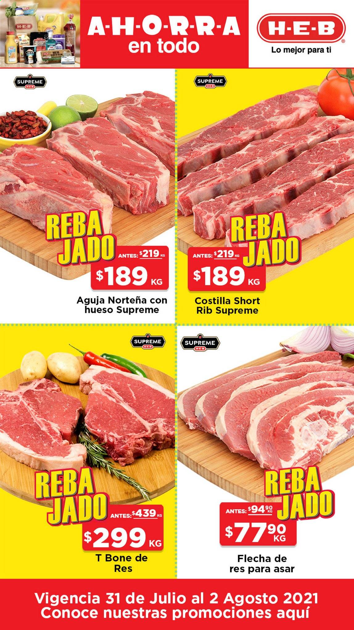 Catálogo H-E-B - 31.7.2021 - 2.8.2021. Página 1