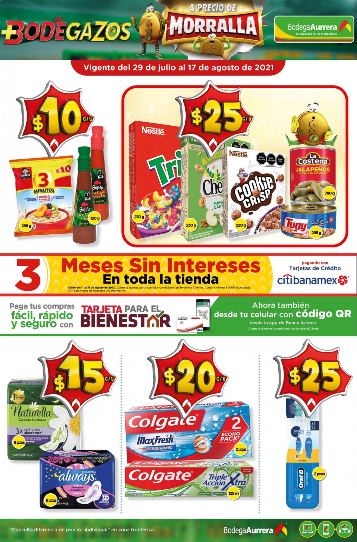 Catálogo Bodega Aurrerá - 29.7.2021 - 17.8.2021. Página 3