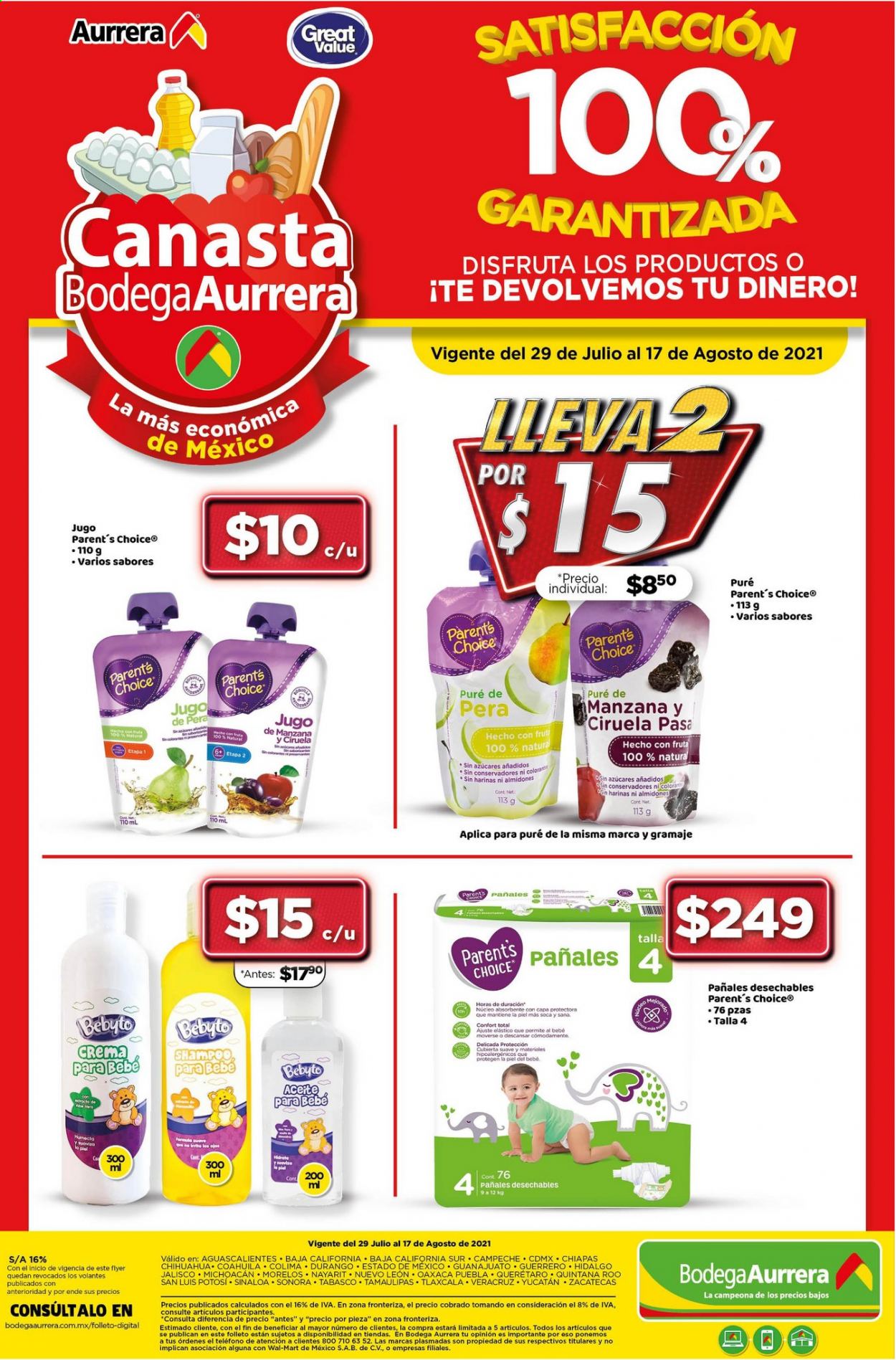 Catálogo Bodega Aurrerá - 29.7.2021 - 17.8.2021. Página 7