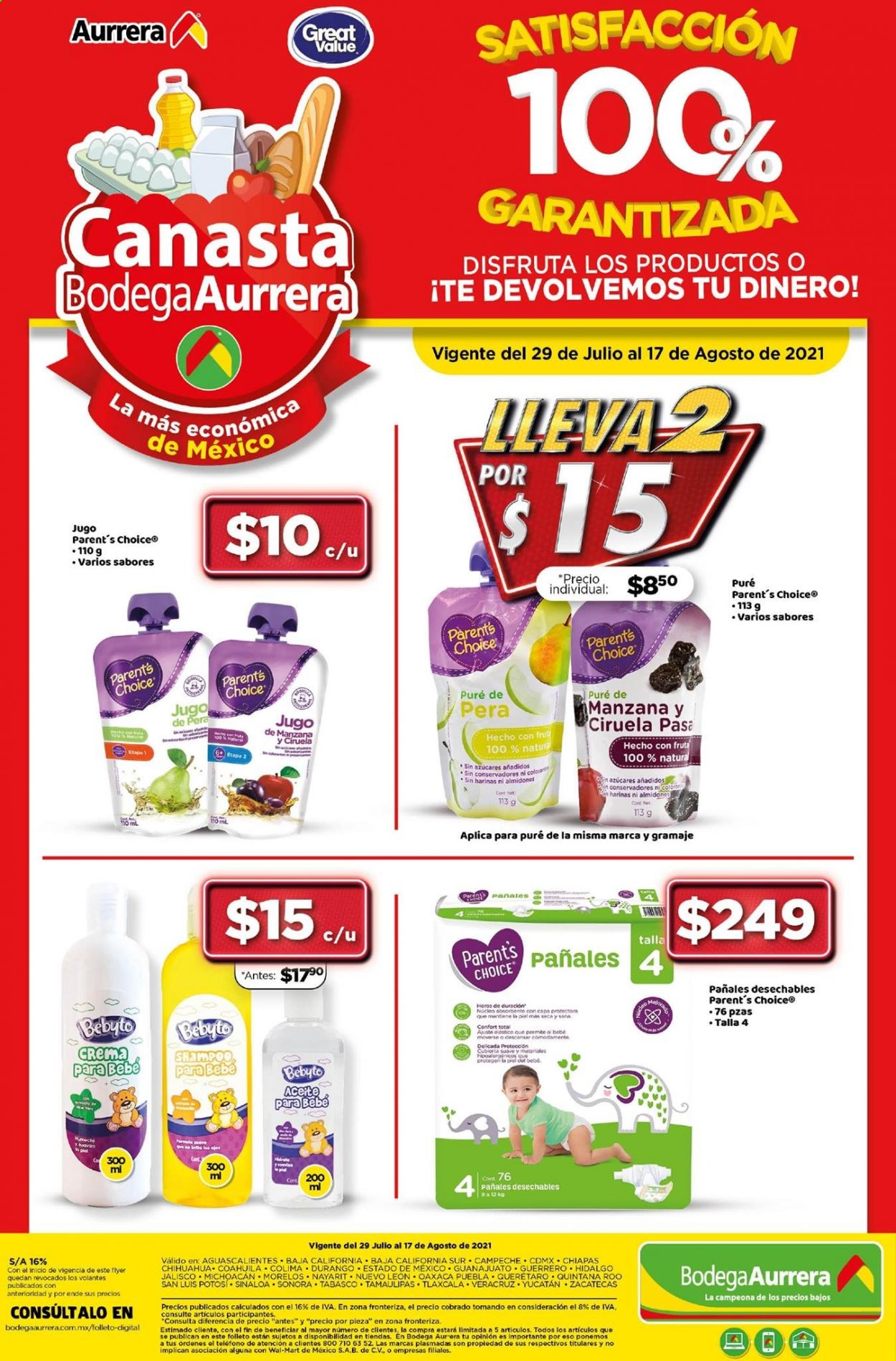 Catálogo Bodega Aurrerá - 29.7.2021 - 17.8.2021. Página 6