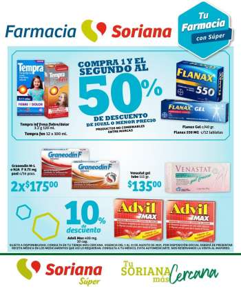 Folleto actual Soriana Súper - 1.8.2021 - 31.8.2021.