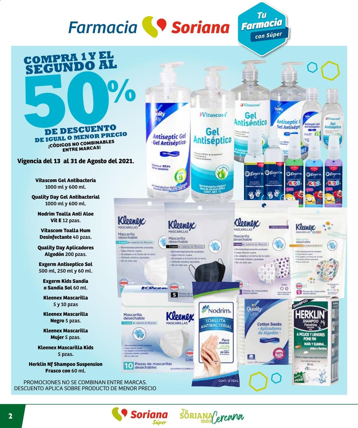 Catálogo Soriana Súper - 1.8.2021 - 31.8.2021. Página 2