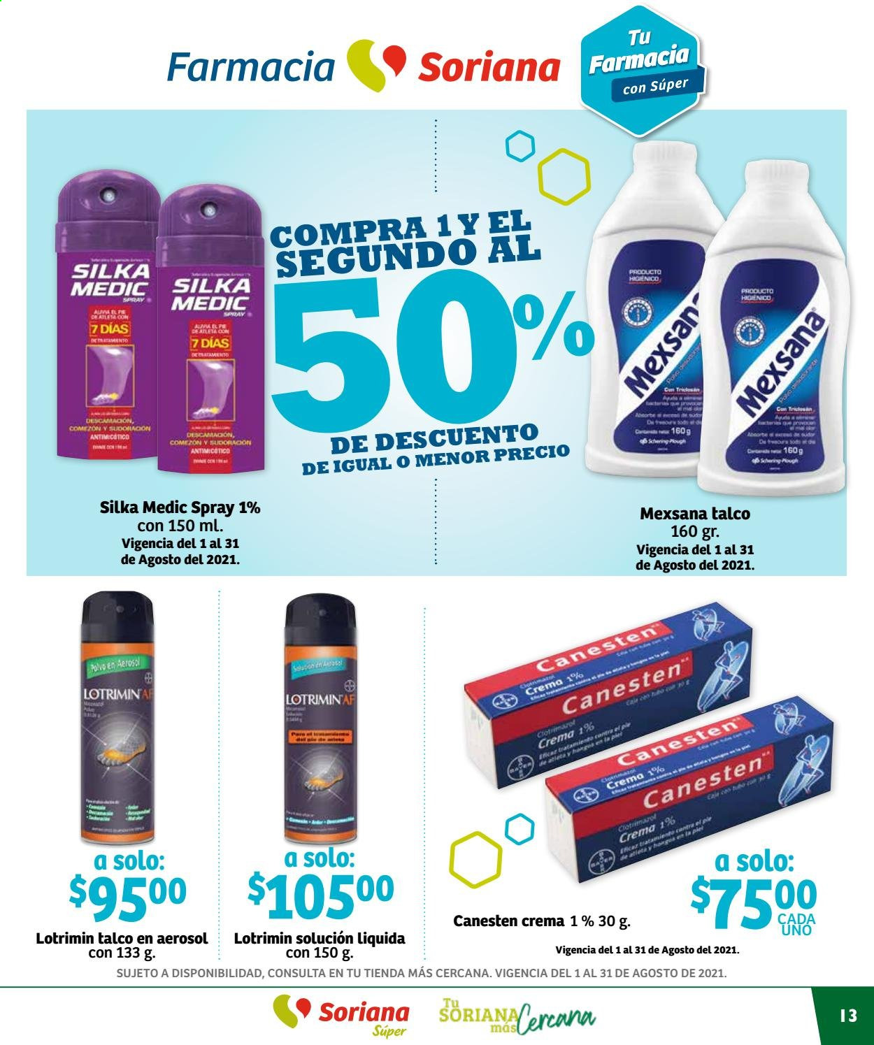 Catálogo Soriana Súper - 1.8.2021 - 31.8.2021. Página 13
