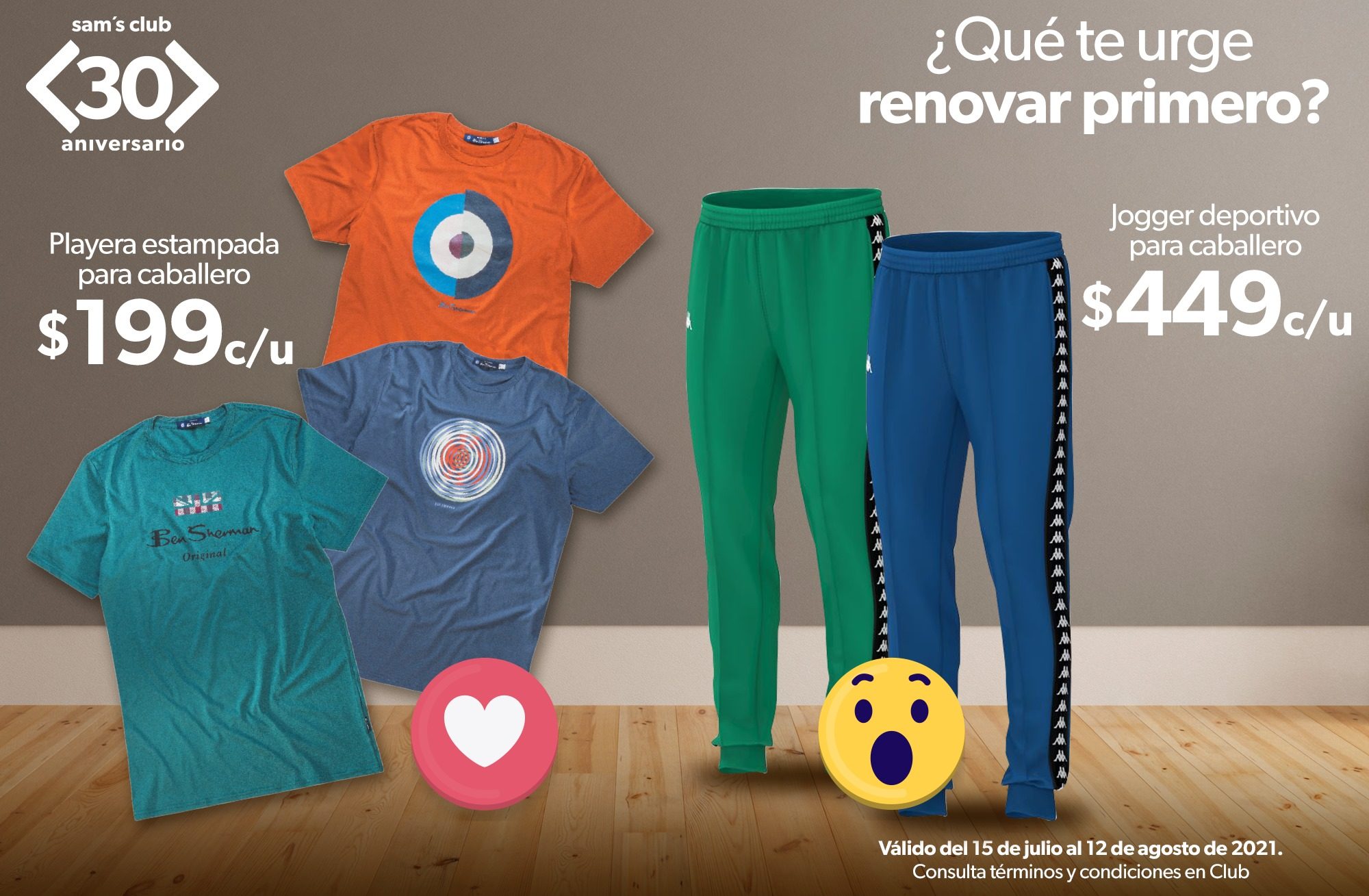 Catálogo Sam's Club - 15.7.2021 - 12.8.2021. Página 1
