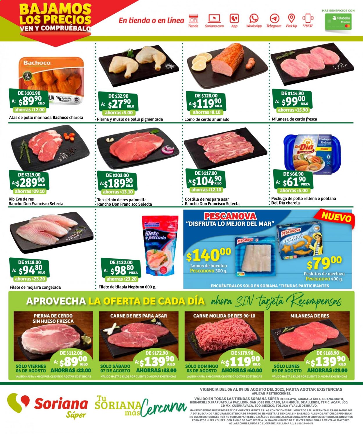 Catálogo Soriana Súper - 6.8.2021 - 9.8.2021. Página 1