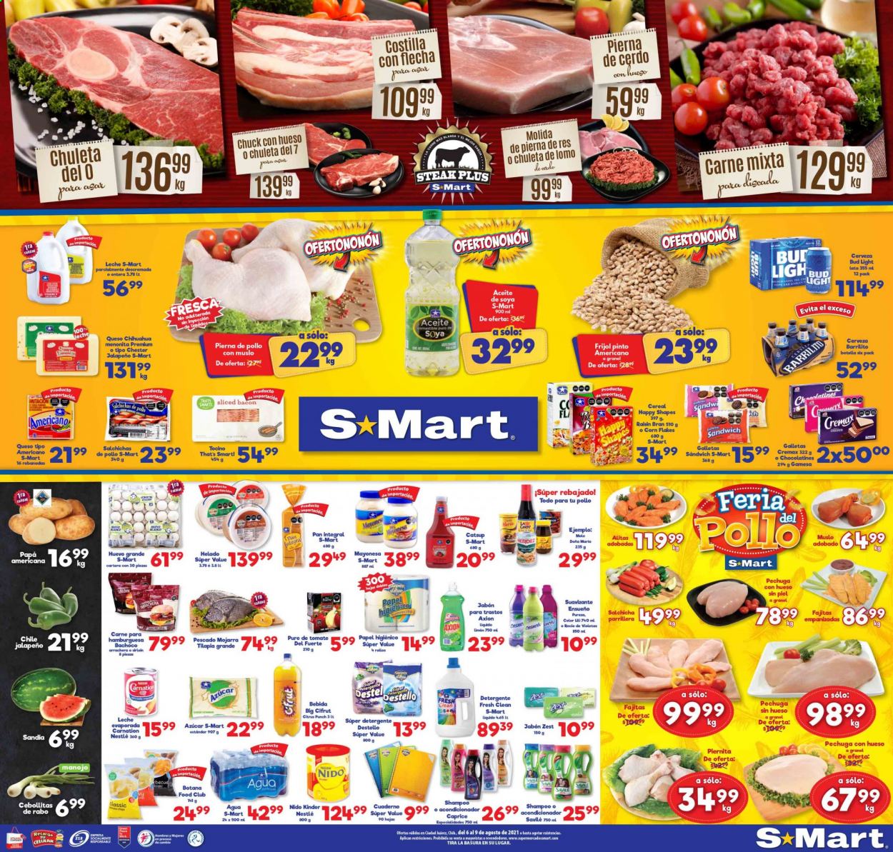 Catálogo S-Mart - 6.8.2021 - 9.8.2021. Página 1