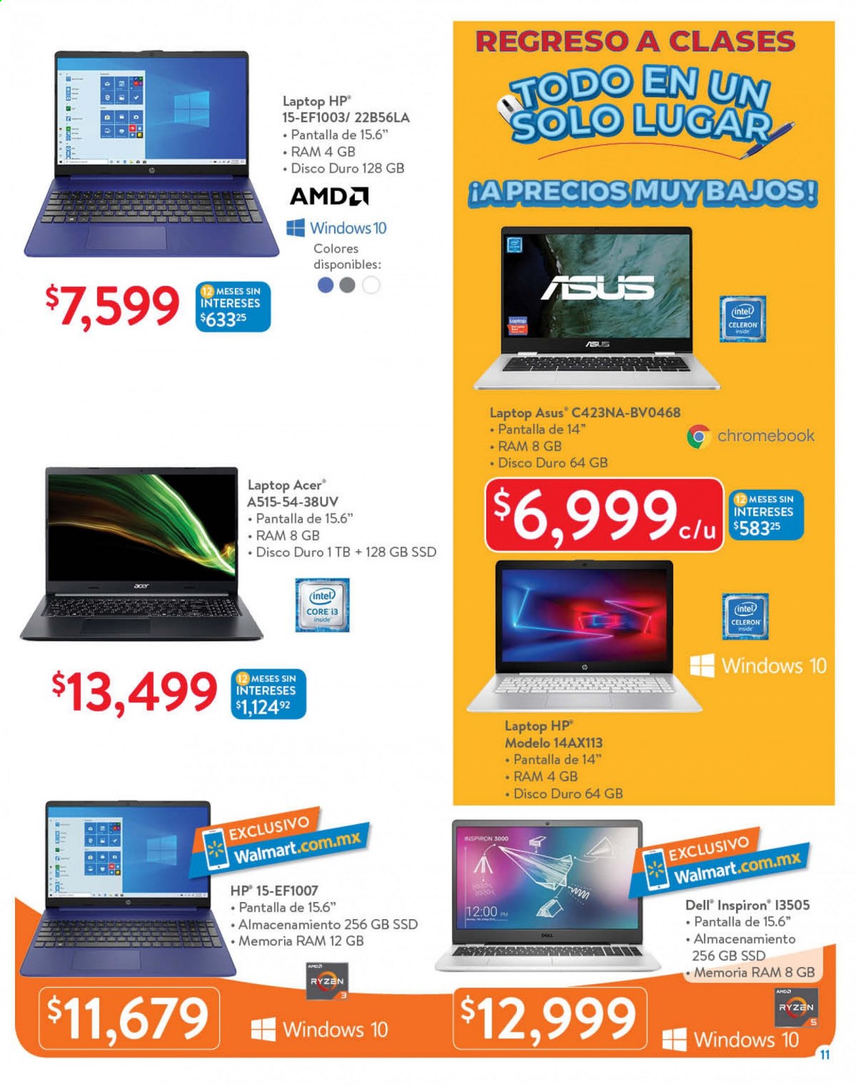 Catálogo Walmart - 13.8.2021 - 31.8.2021. Página 11