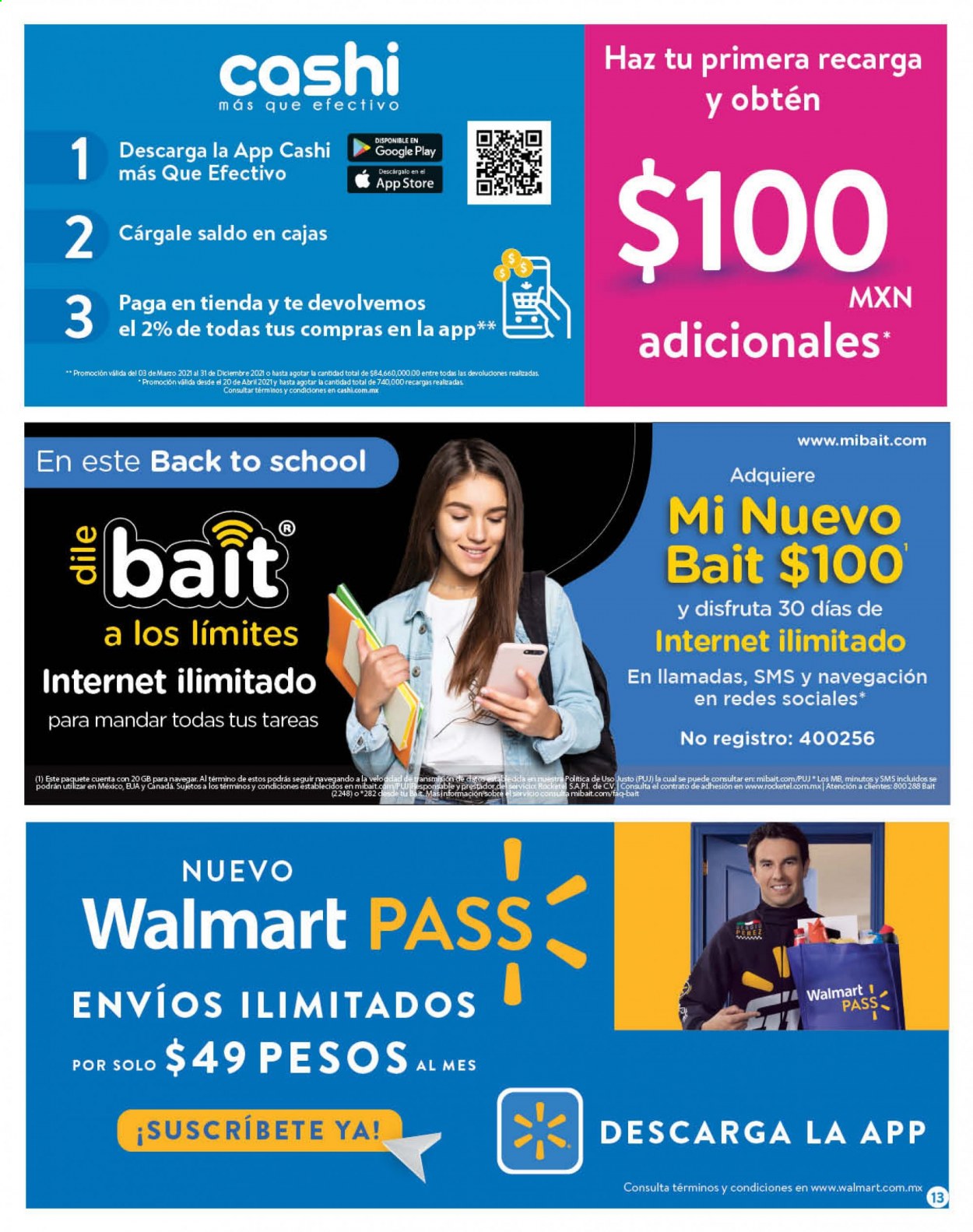 Catálogo Walmart - 13.8.2021 - 31.8.2021. Página 13