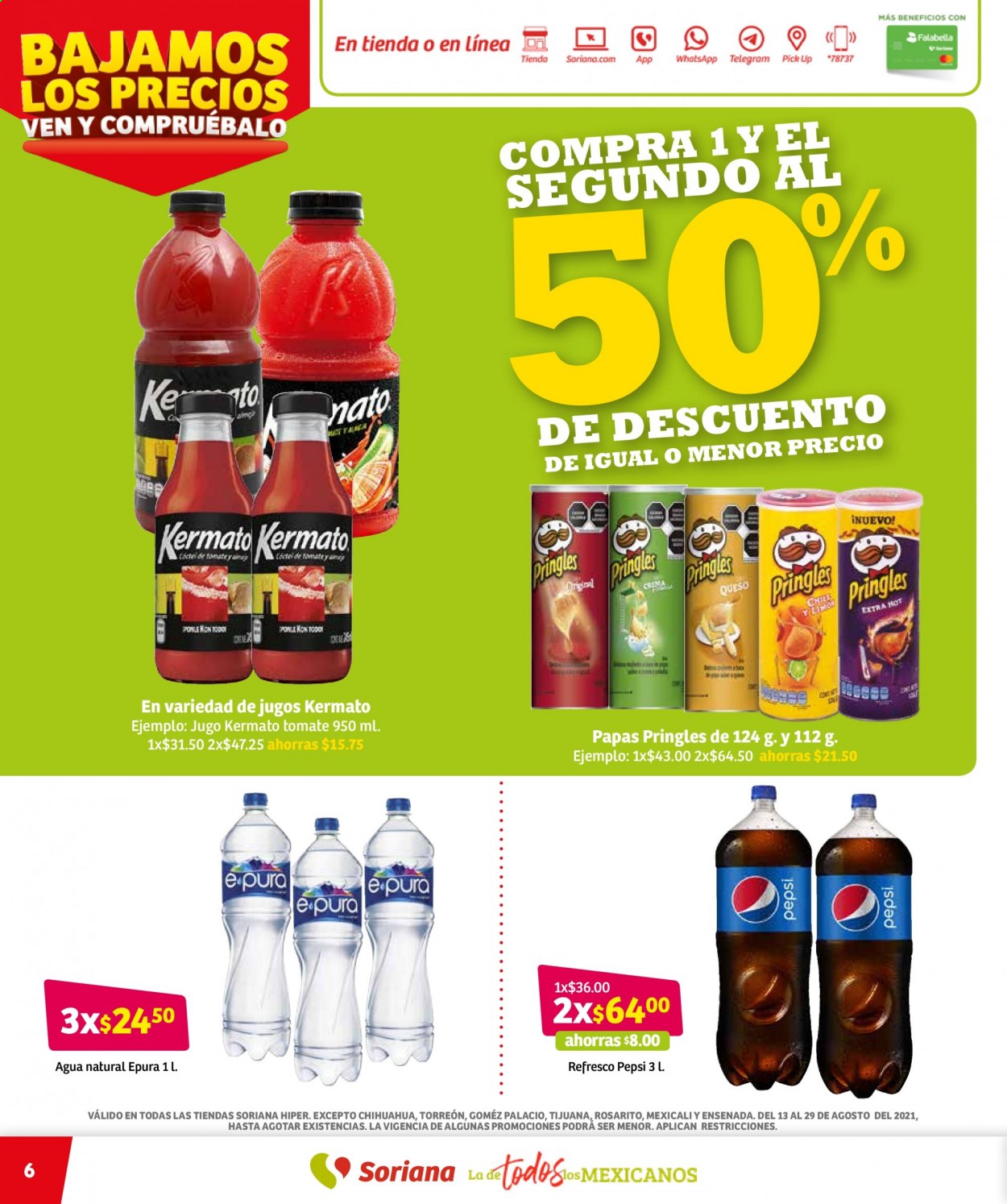 Catálogo Soriana Híper - 13.8.2021 - 29.8.2021. Página 6