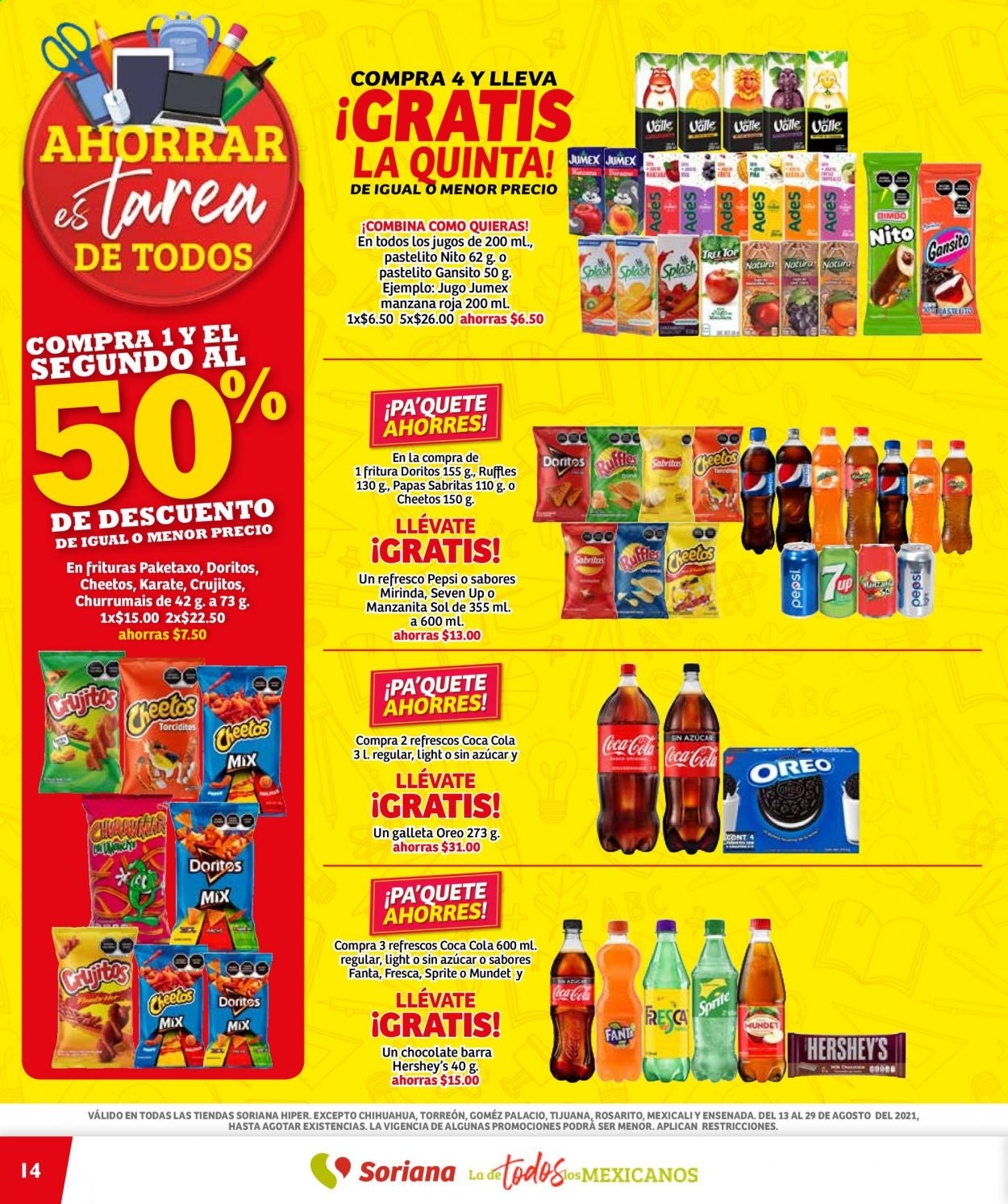 Catálogo Soriana Híper - 13.8.2021 - 29.8.2021. Página 14