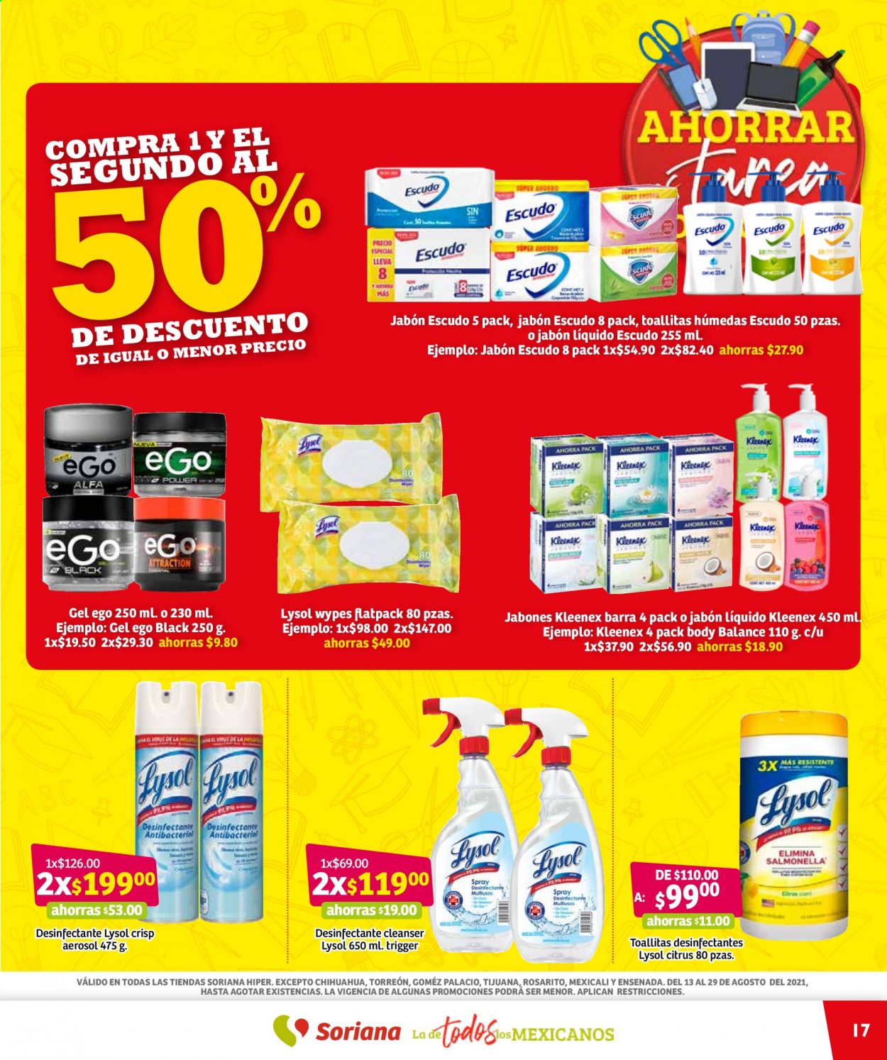 Catálogo Soriana Híper - 13.8.2021 - 29.8.2021. Página 17