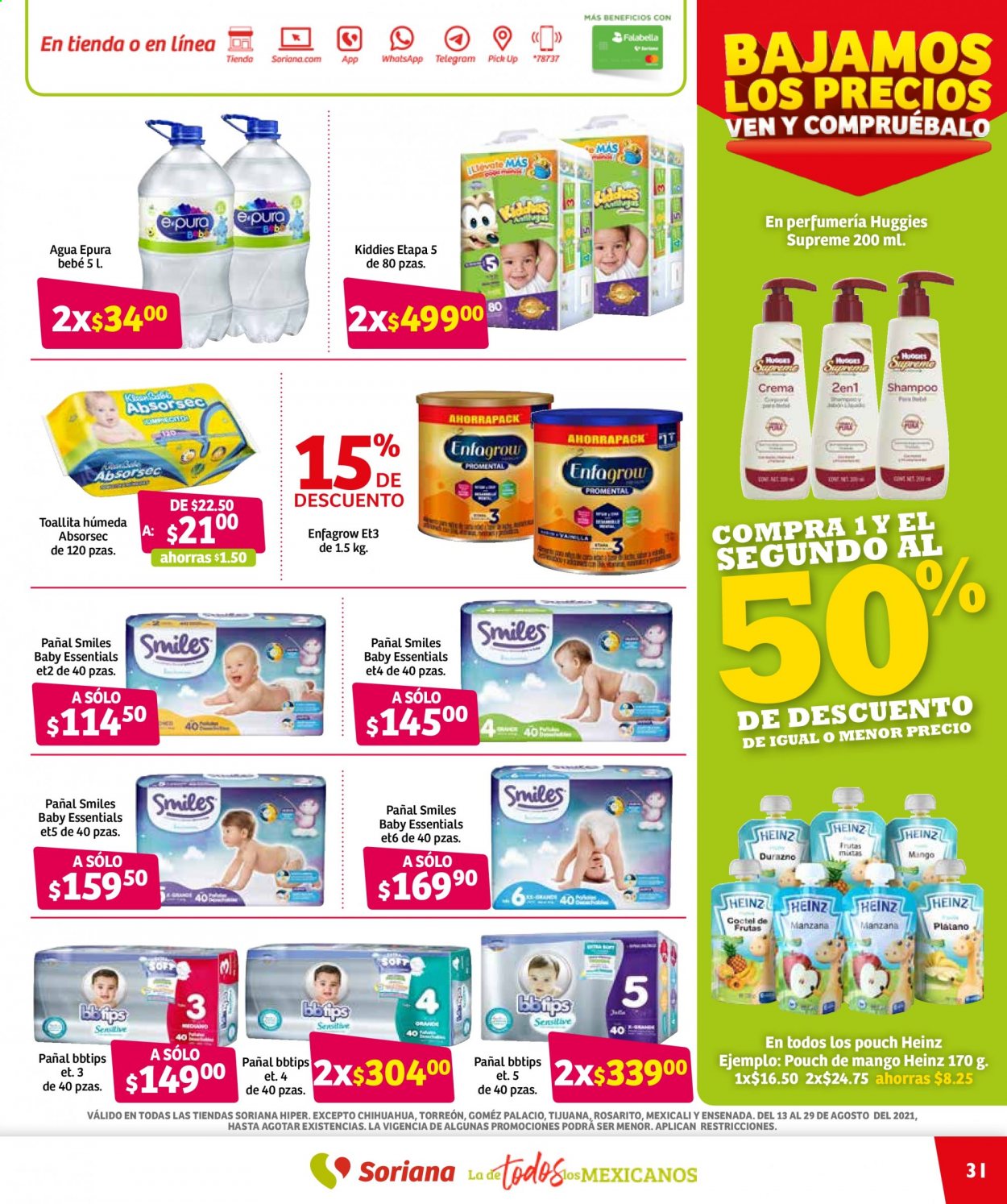 Catálogo Soriana Híper - 13.8.2021 - 29.8.2021. Página 31