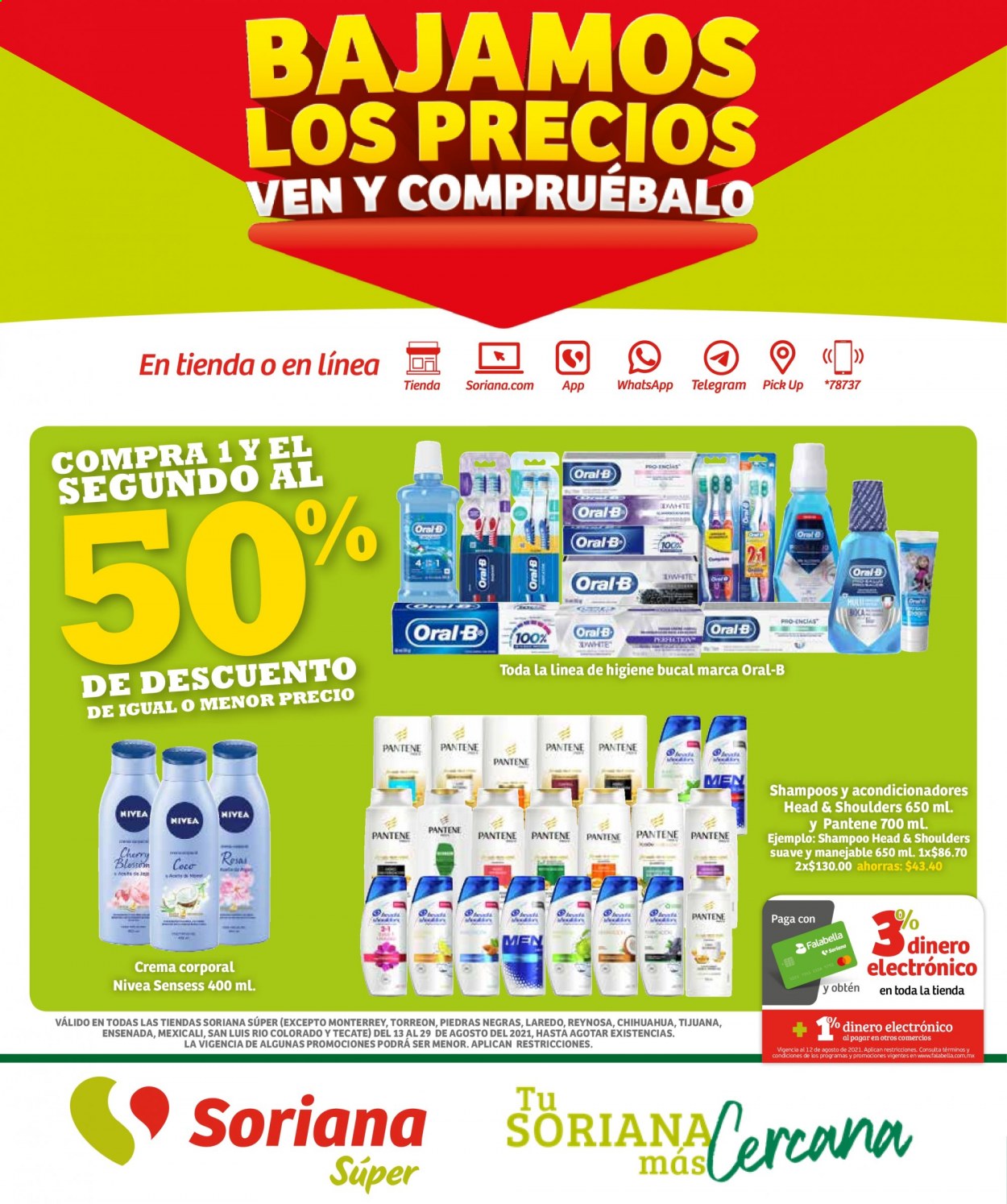 Catálogo Soriana Súper - 13.8.2021 - 29.8.2021. Página 1