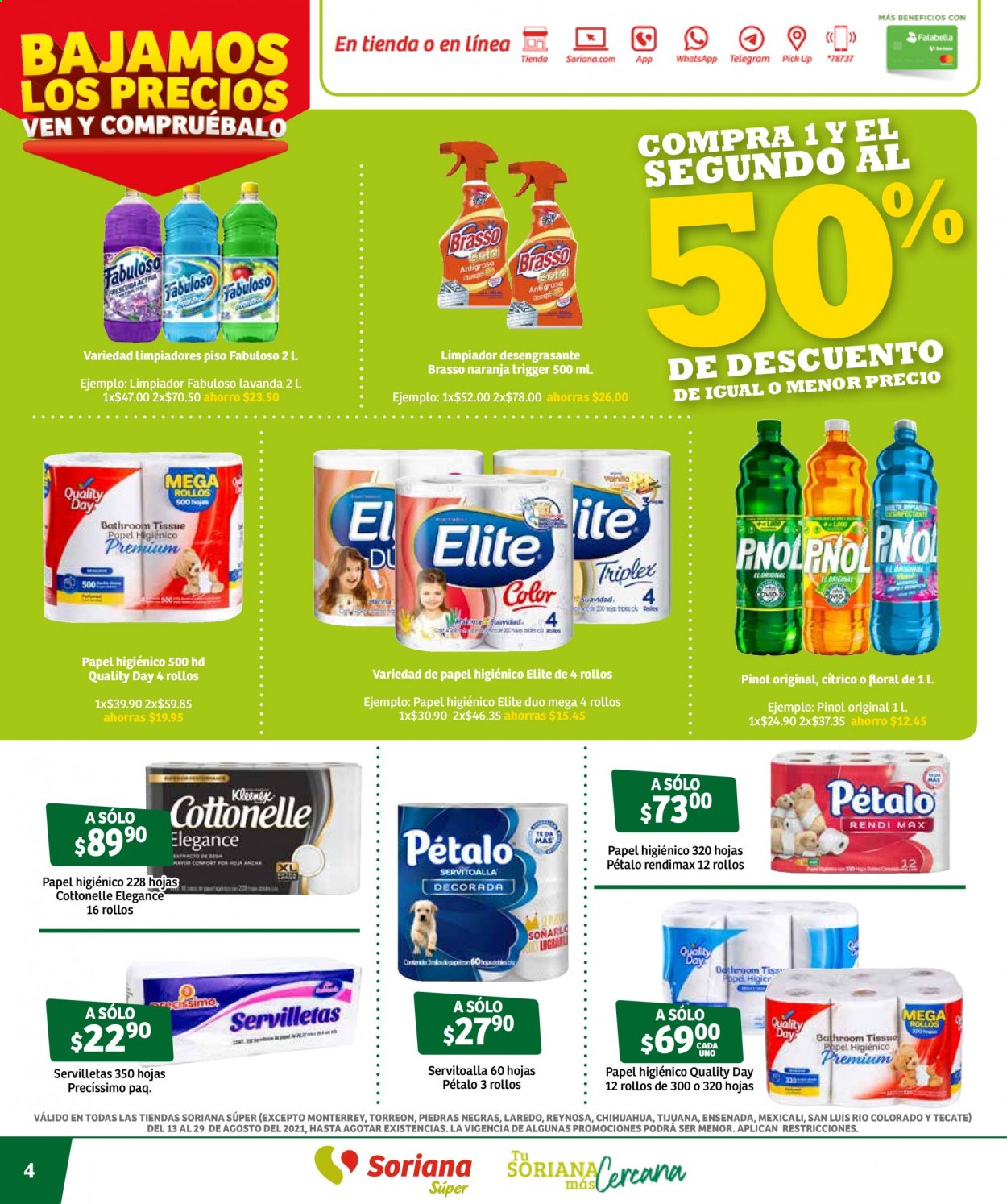 Catálogo Soriana Súper - 13.8.2021 - 29.8.2021. Página 4