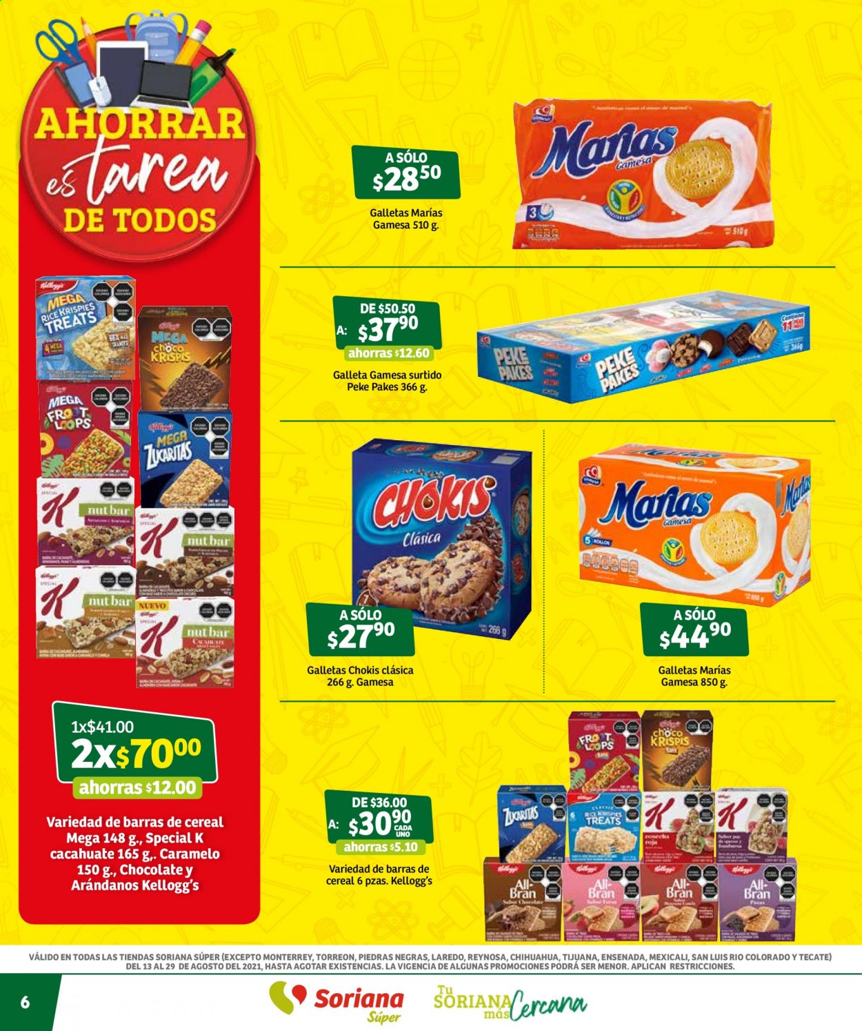 Catálogo Soriana Súper - 13.8.2021 - 29.8.2021. Página 6