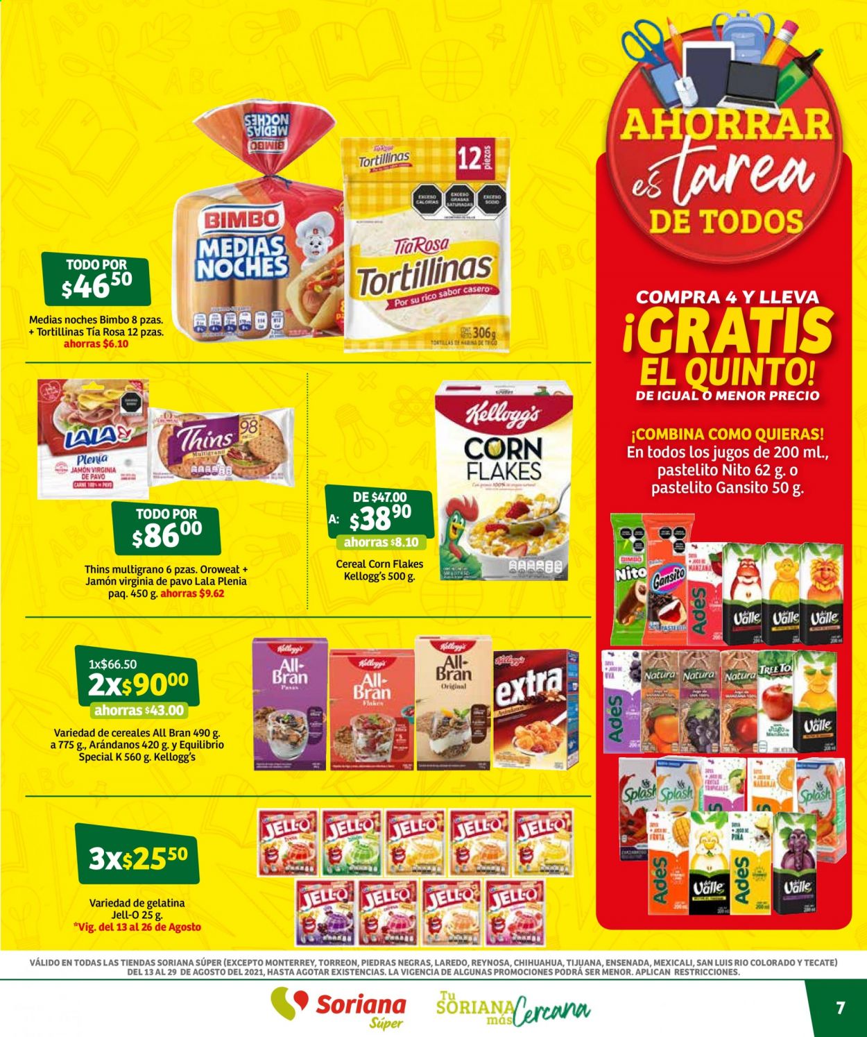 Catálogo Soriana Súper - 13.8.2021 - 29.8.2021. Página 7