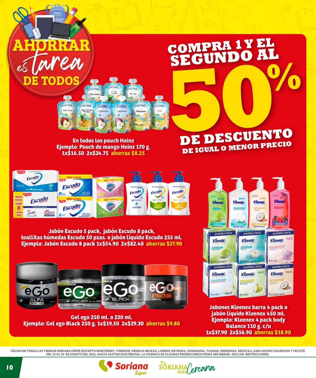 Catálogo Soriana Súper - 13.8.2021 - 29.8.2021. Página 10