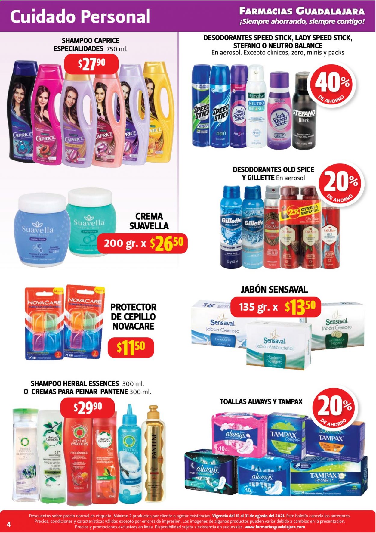 Catálogo Farmacias Guadalajara - 15.8.2021 - 31.8.2021. Página 4