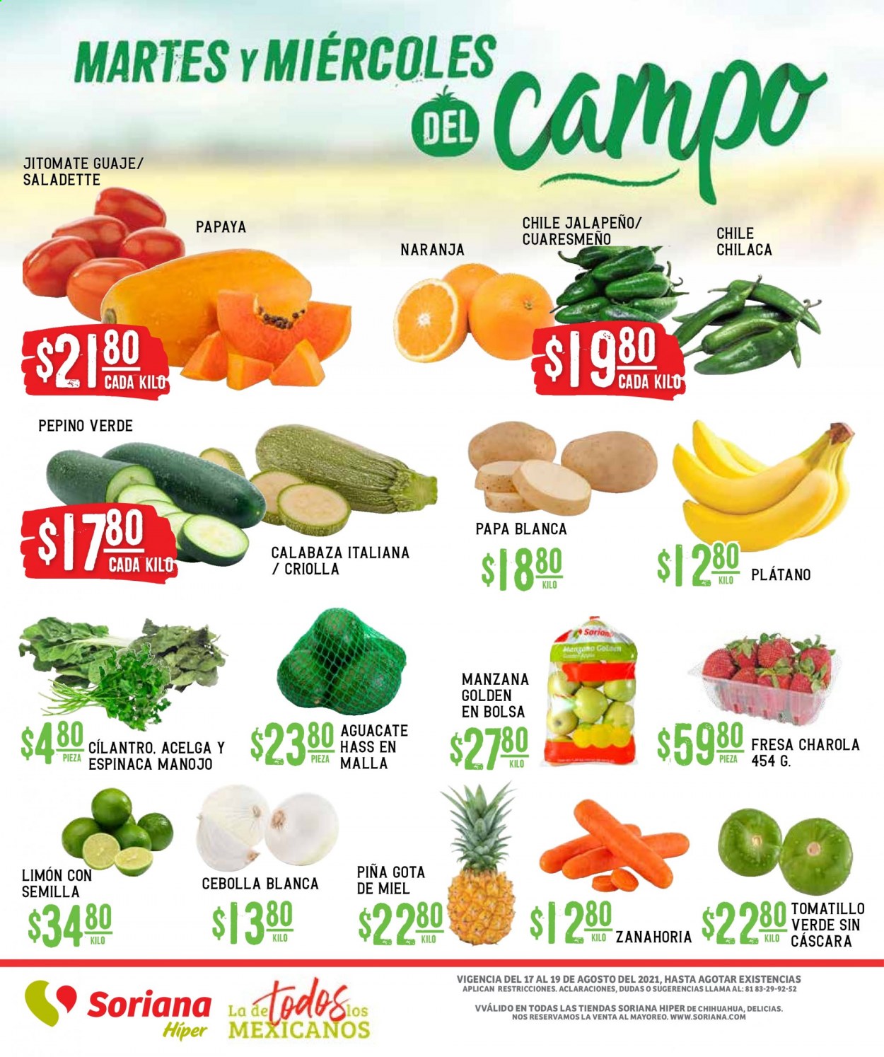 Catálogo Soriana Híper - 17.8.2021 - 19.8.2021. Página 2