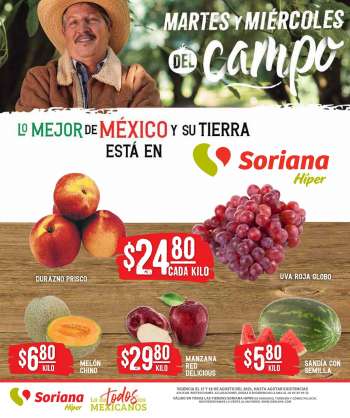 Folleto actual Soriana Híper - 17.8.2021 - 18.8.2021.