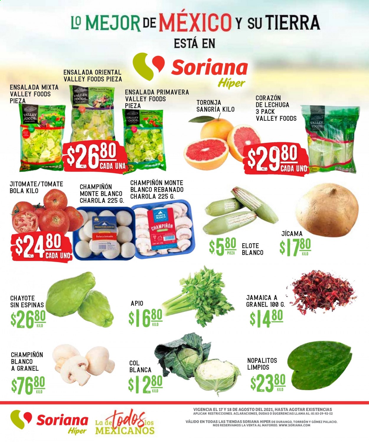 Catálogo Soriana Híper - 17.8.2021 - 18.8.2021. Página 3