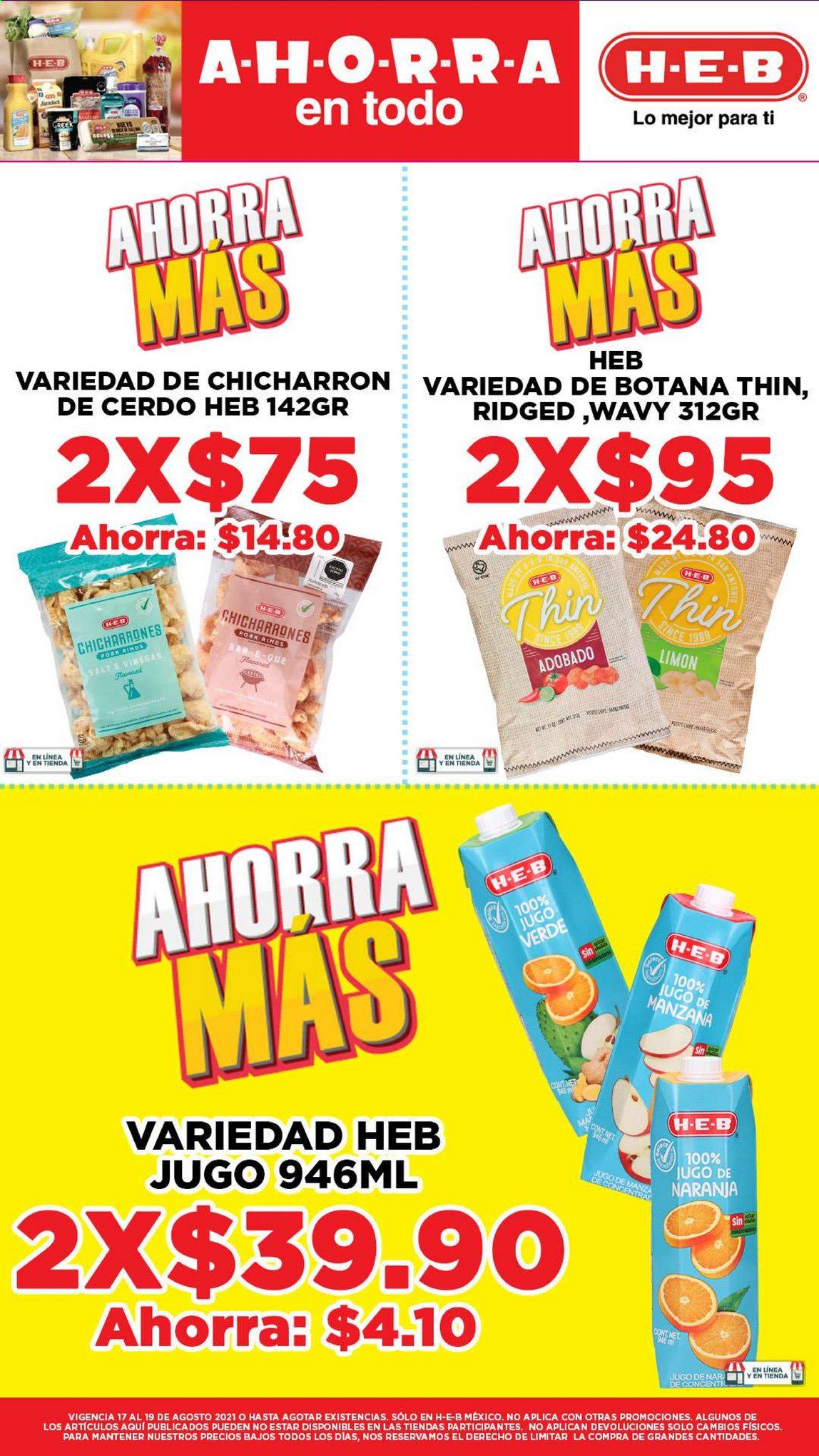 Catálogo H-E-B - 17.8.2021 - 19.8.2021. Página 9