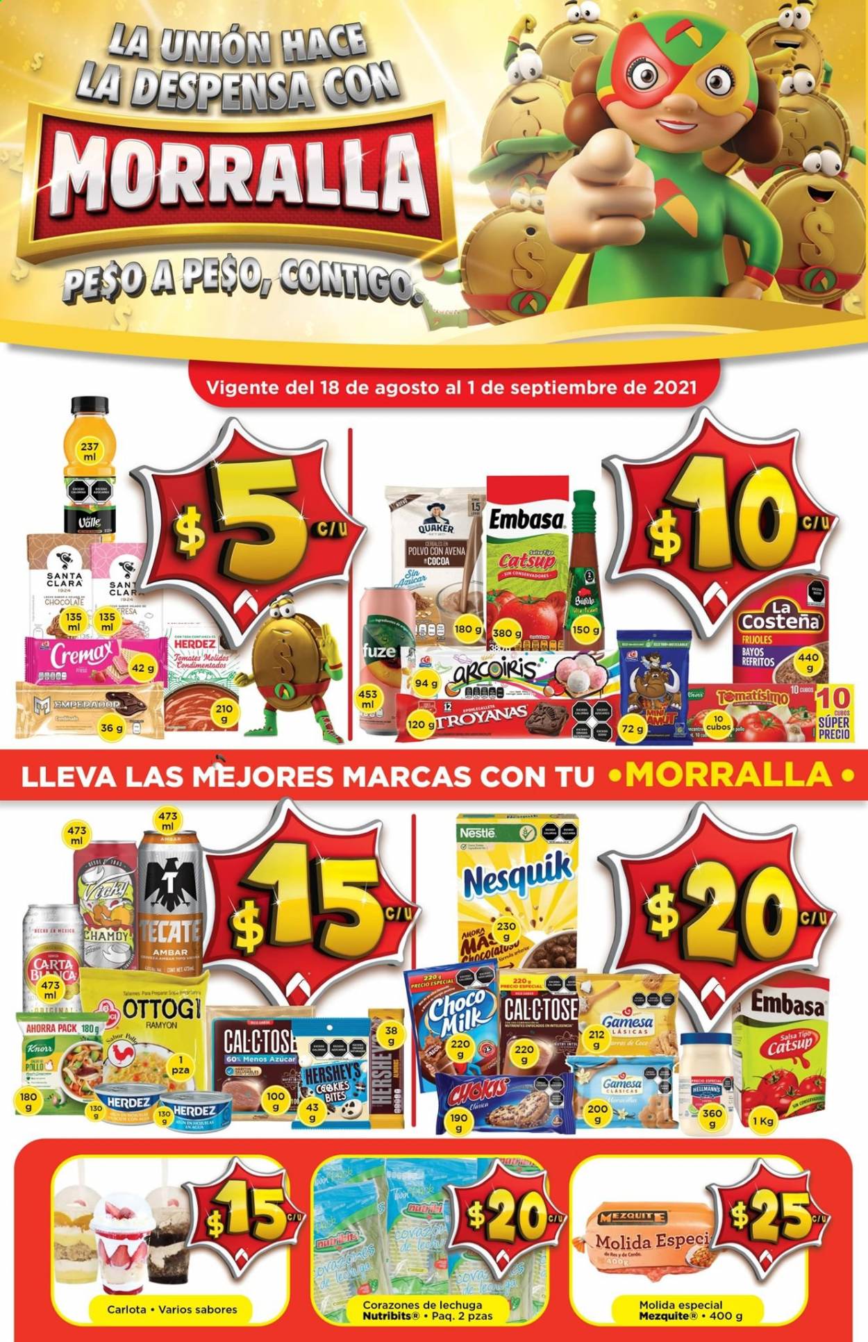 Catálogo Bodega Aurrerá - 18.8.2021 - 1.9.2021. Página 1