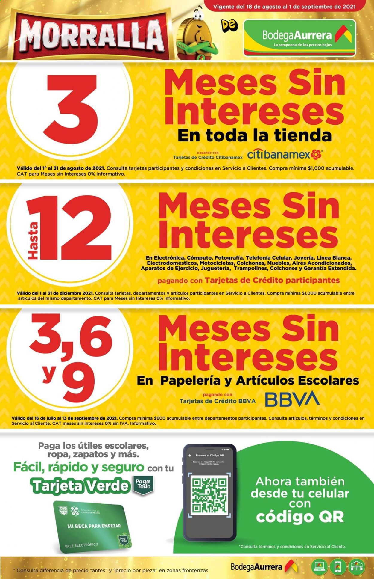 Catálogo Bodega Aurrerá - 18.8.2021 - 1.9.2021. Página 2