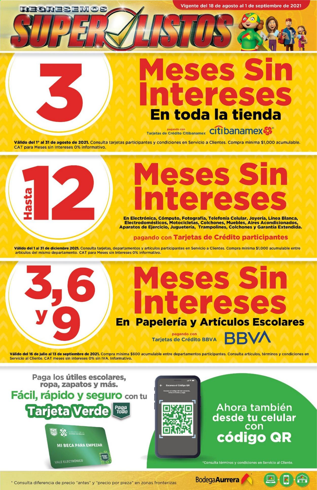 Catálogo Bodega Aurrerá - 18.8.2021 - 1.9.2021. Página 2