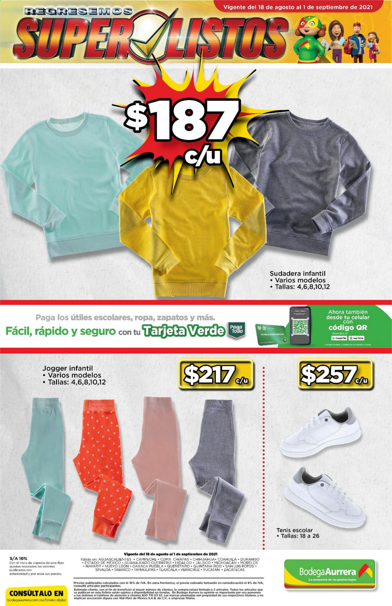 Catálogo Bodega Aurrerá - 18.8.2021 - 1.9.2021. Página 6