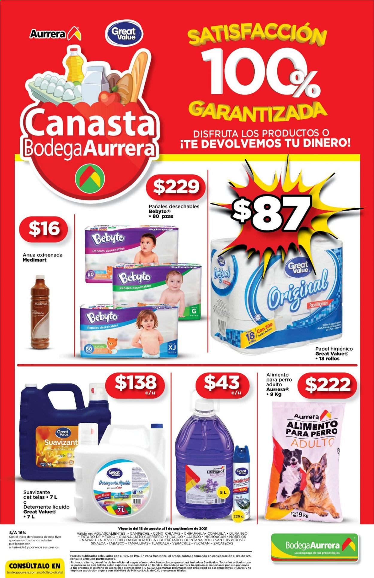 Catálogo Bodega Aurrerá - 18.8.2021 - 1.9.2021. Página 6