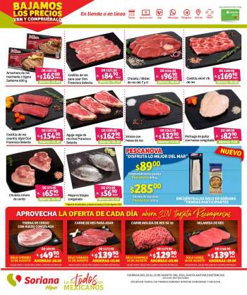 Folleto actual Soriana Híper - 20.8.2021 - 23.8.2021.