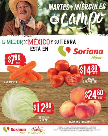 Folleto actual Soriana Híper - 24.8.2021 - 25.8.2021.