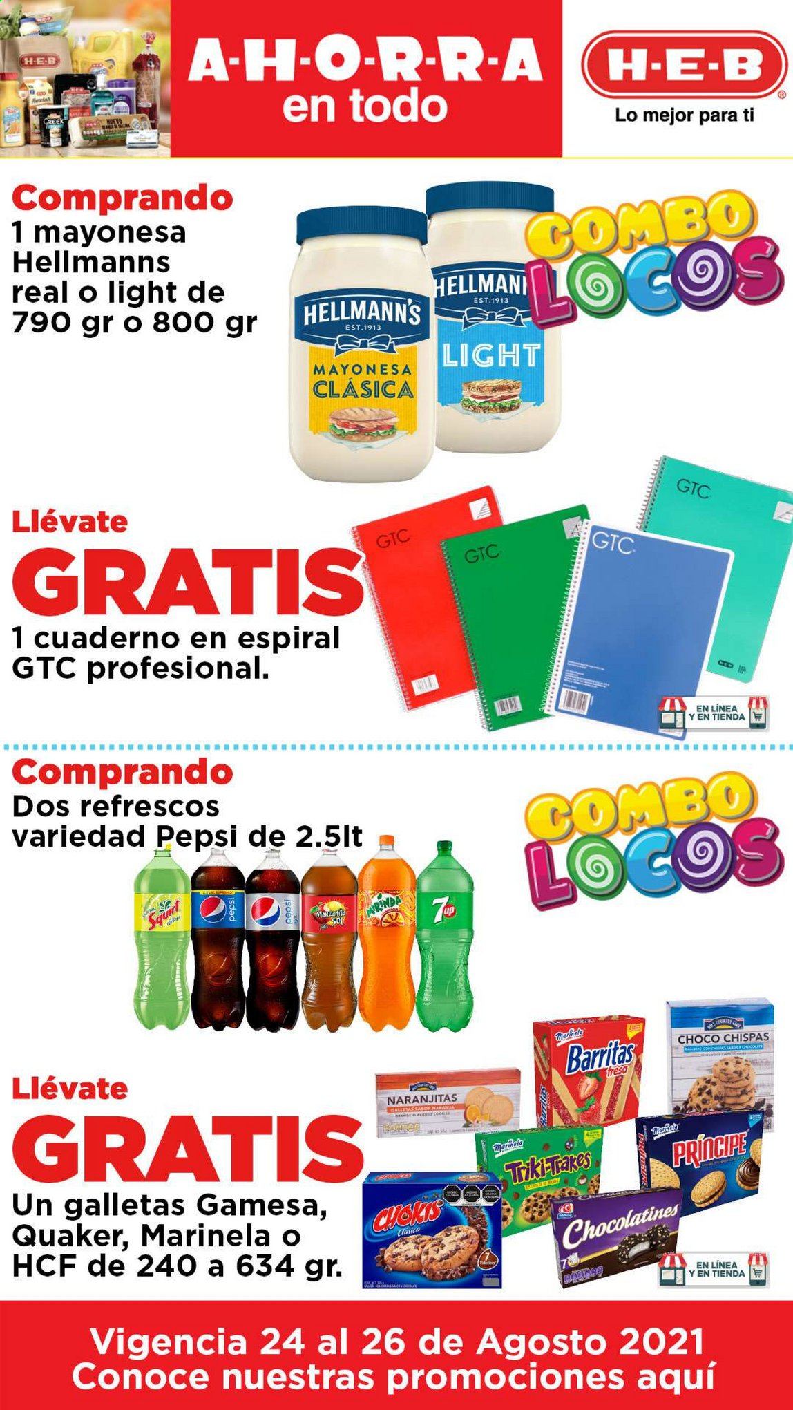 Catálogo H-E-B - 24.8.2021 - 26.8.2021. Página 1