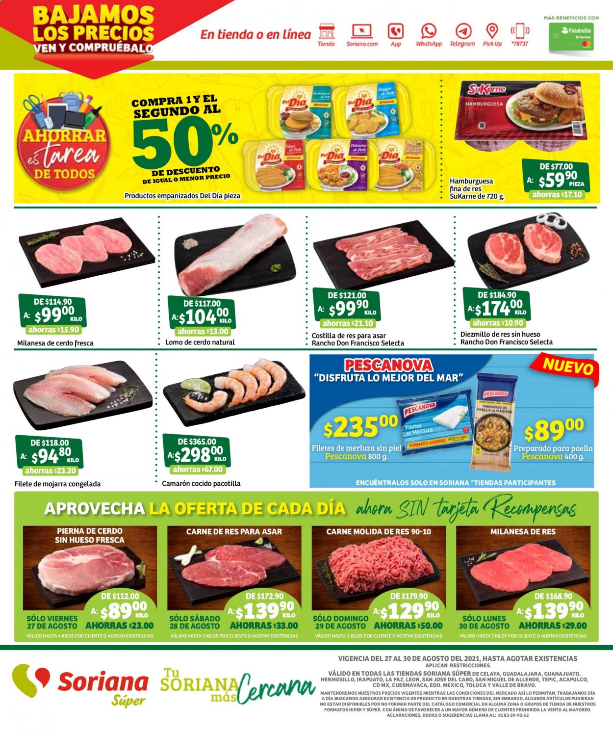 Catálogo Soriana Súper - 27.8.2021 - 30.8.2021. Página 1