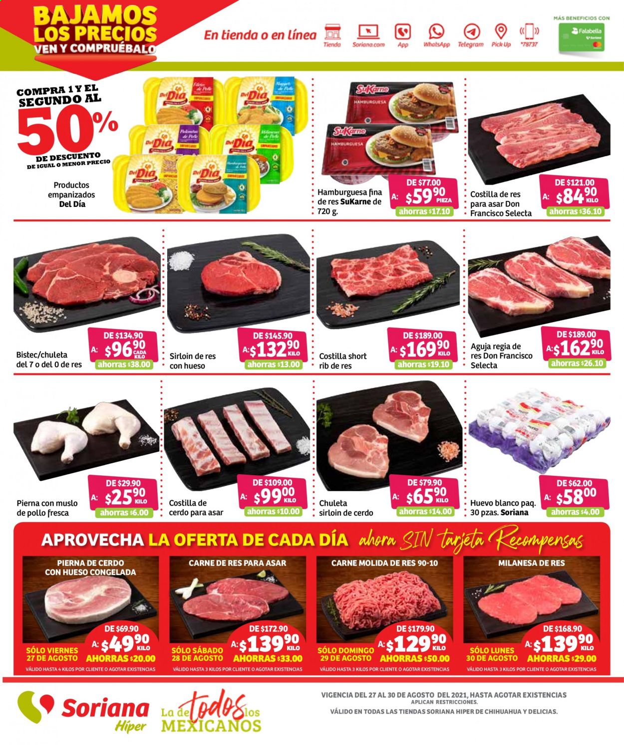 Catálogo Soriana Híper - 27.8.2021 - 30.8.2021. Página 1