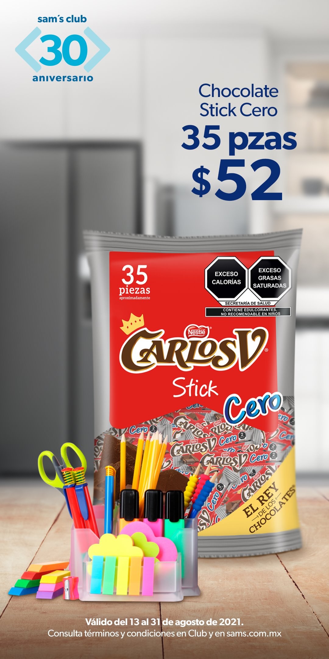 Catálogo Sam's Club - 13.8.2021 - 31.8.2021. Página 1