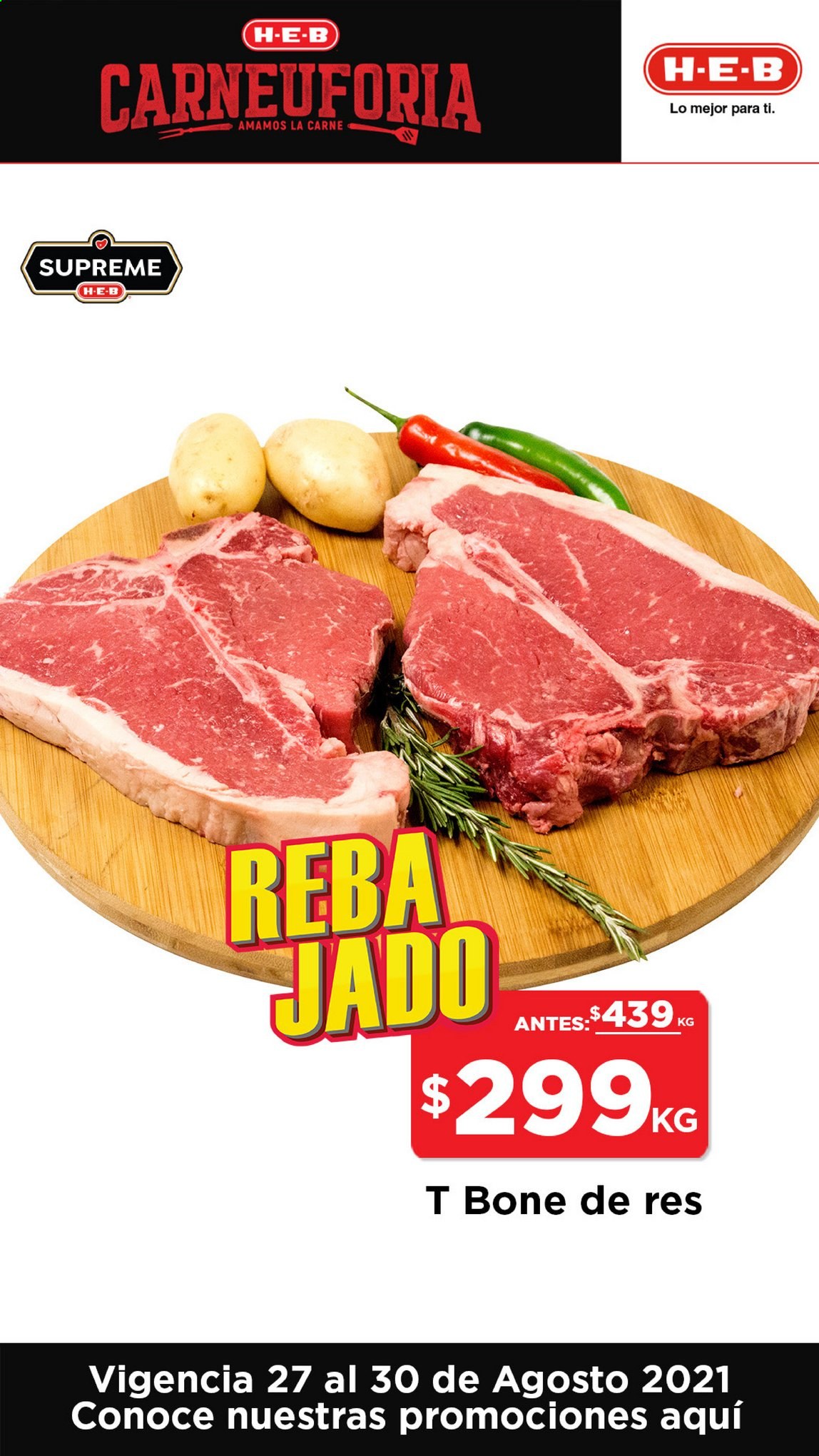 Catálogo H-E-B - 27.8.2021 - 30.8.2021. Página 1