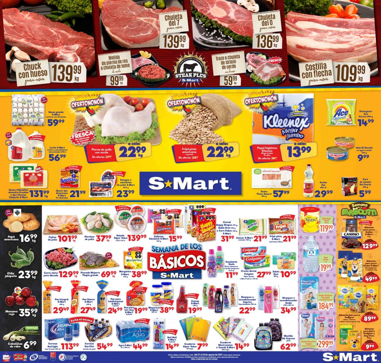 Catálogo S-Mart - 27.8.2021 - 30.8.2021. Página 1