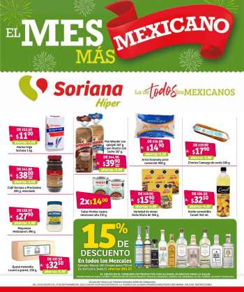Folleto actual Soriana Híper - 30.8.2021 - 19.9.2021.