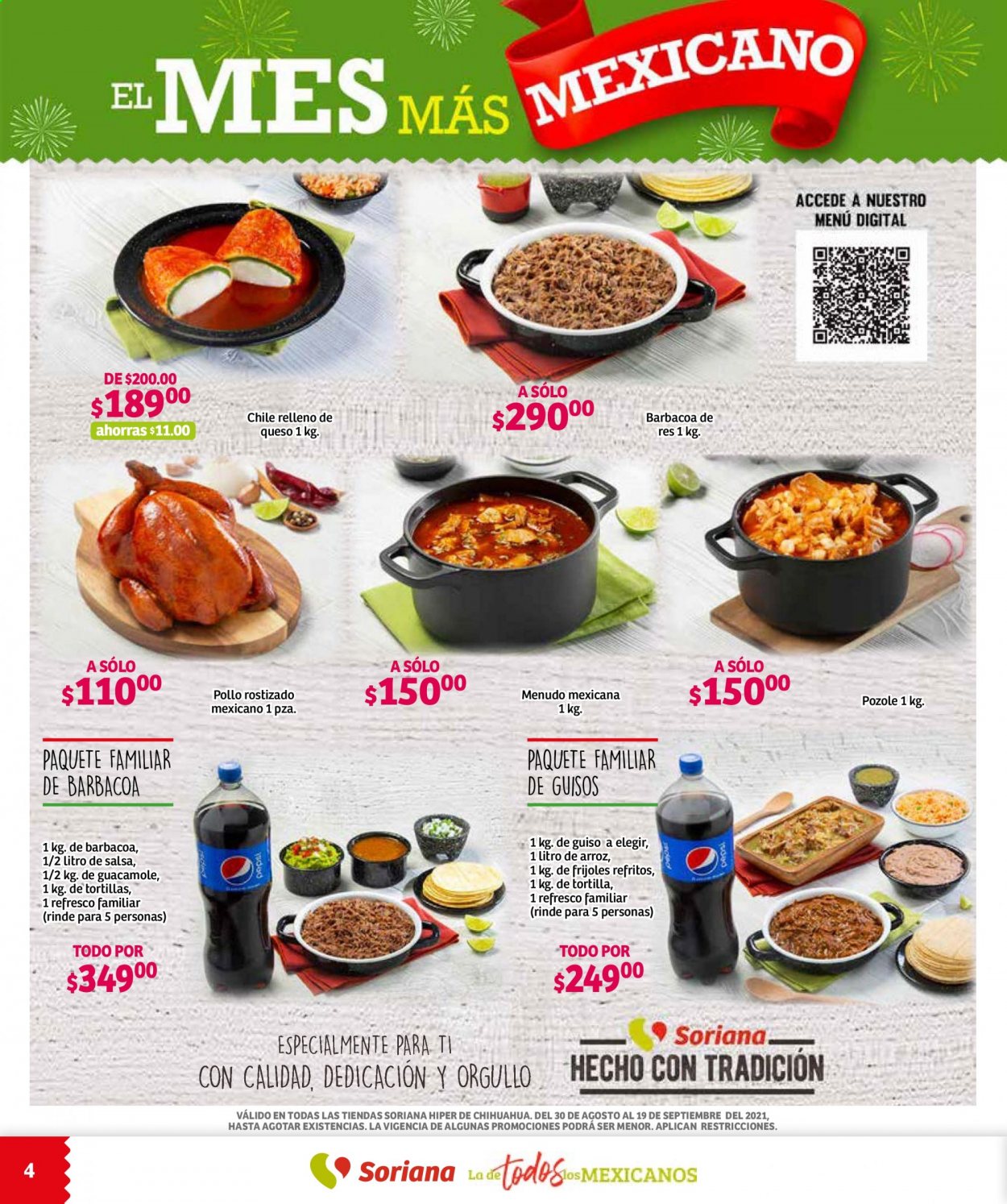 Catálogo Soriana Híper - 30.8.2021 - 19.9.2021. Página 4
