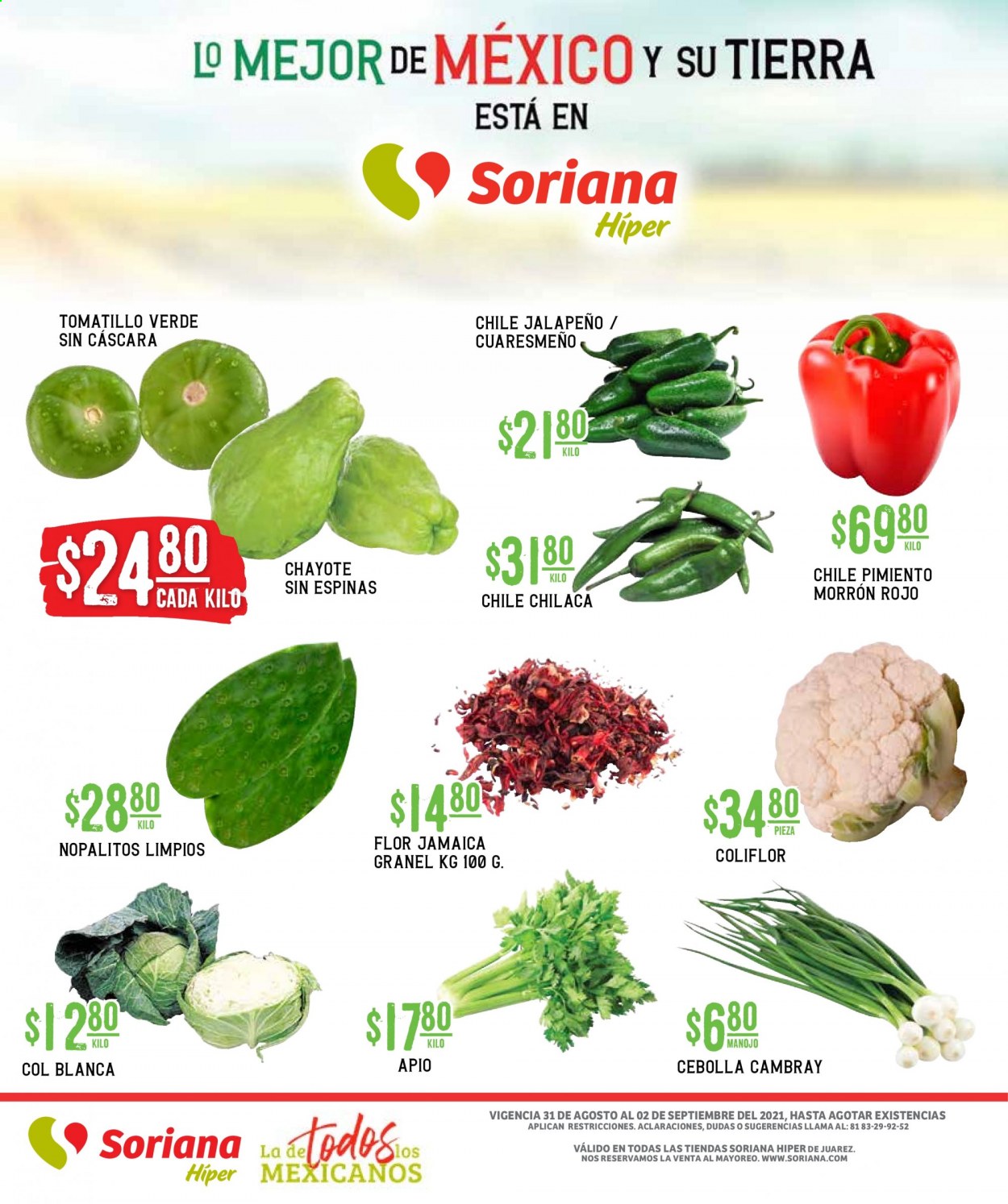 Catálogo Soriana Híper - 31.8.2021 - 2.9.2021. Página 3