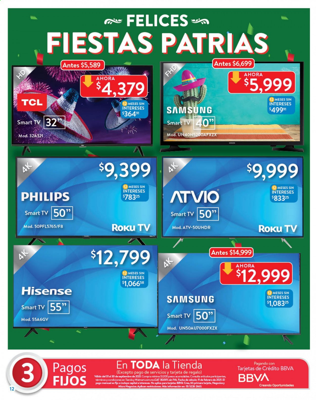 Catálogo Walmart - 1.9.2021 - 16.9.2021. Página 12