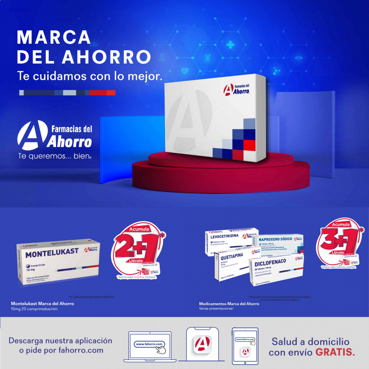 thumbnail - Folleto actual Farmacias del Ahorro - 1.9.2021 - 30.9.2021 - Ventas - Diclofenaco, Montelukast. Página 1.