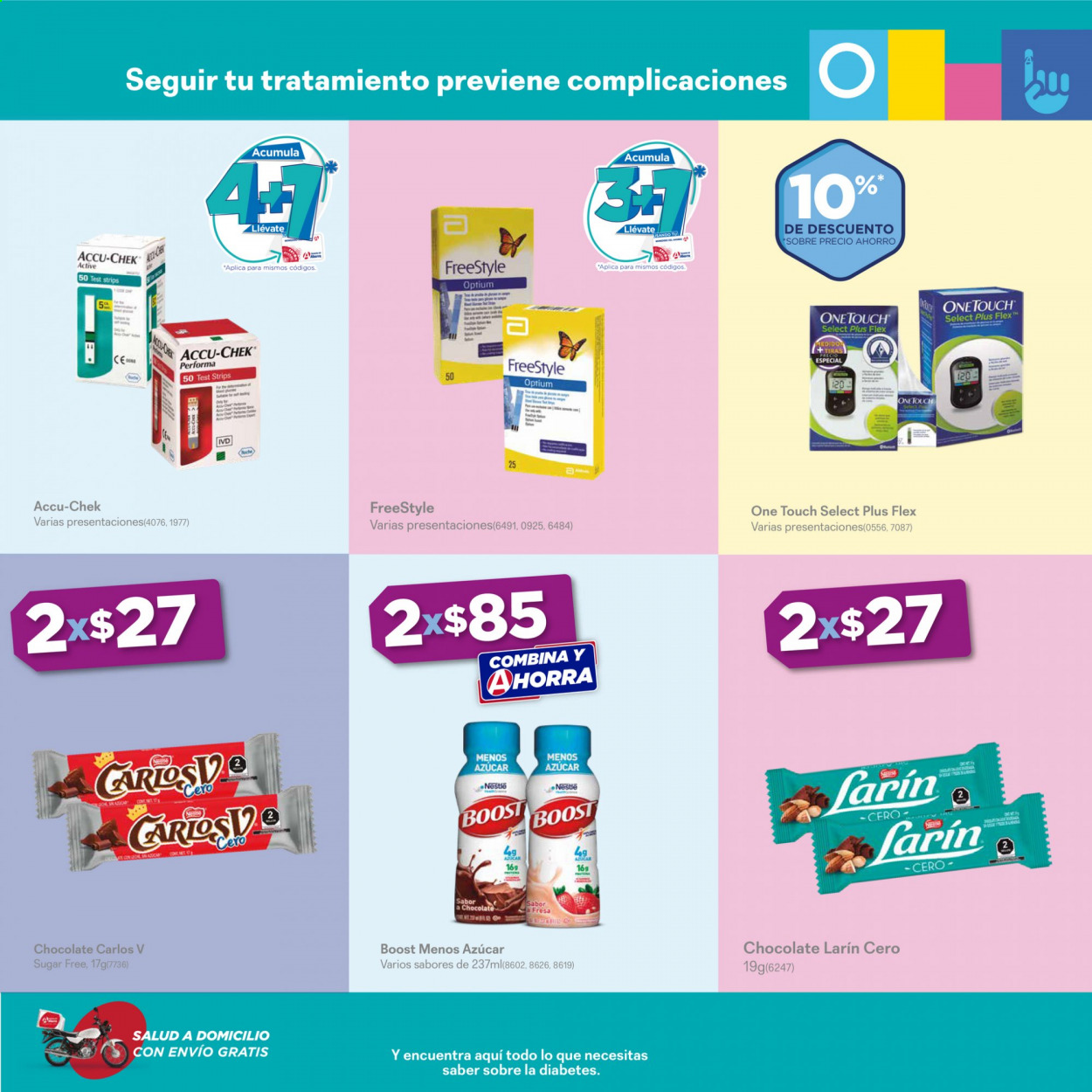 thumbnail - Folleto actual Farmacias del Ahorro - 1.9.2021 - 30.9.2021 - Ventas - Nestlé, Accu-Chek, OneTouch. Página 4.