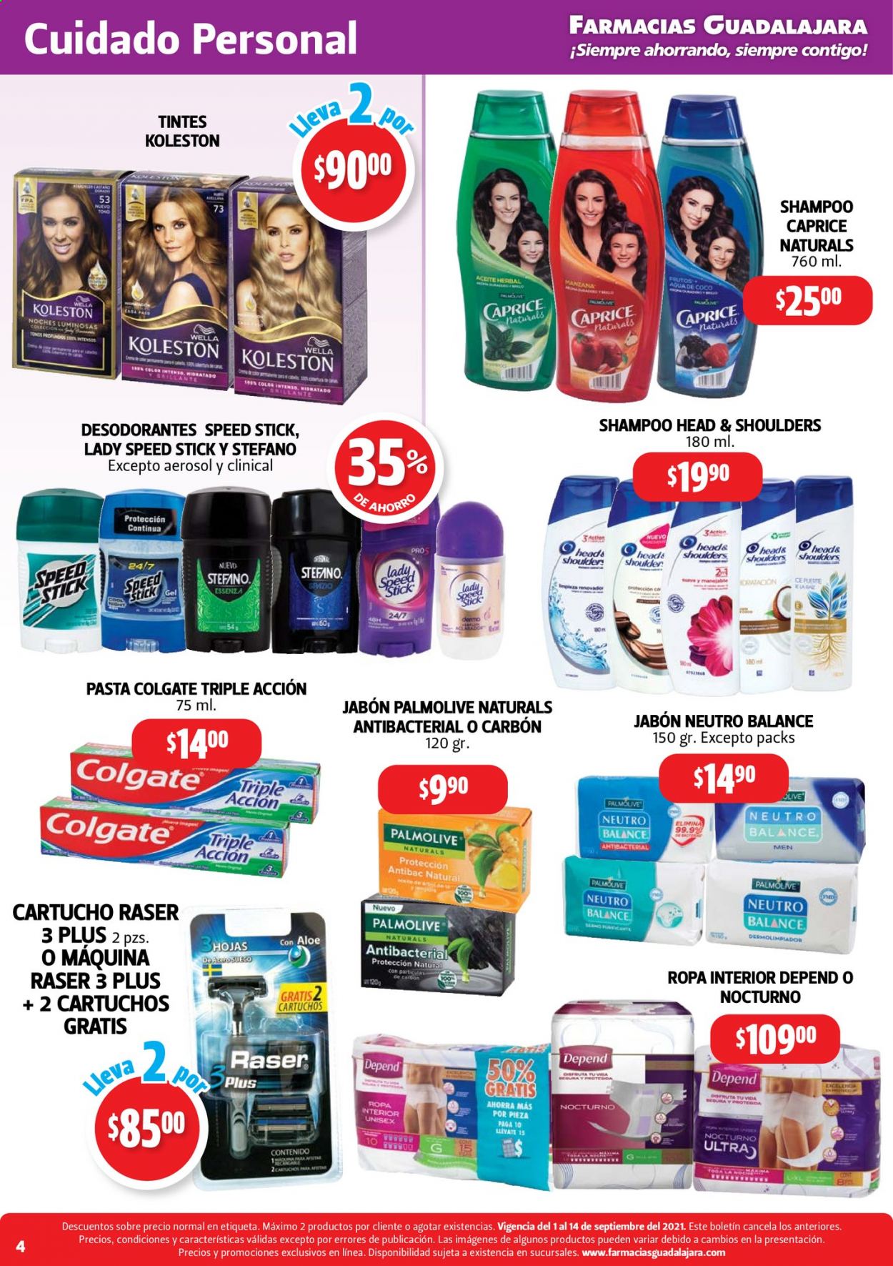 Catálogo Farmacias Guadalajara - 1.9.2021 - 14.9.2021. Página 4