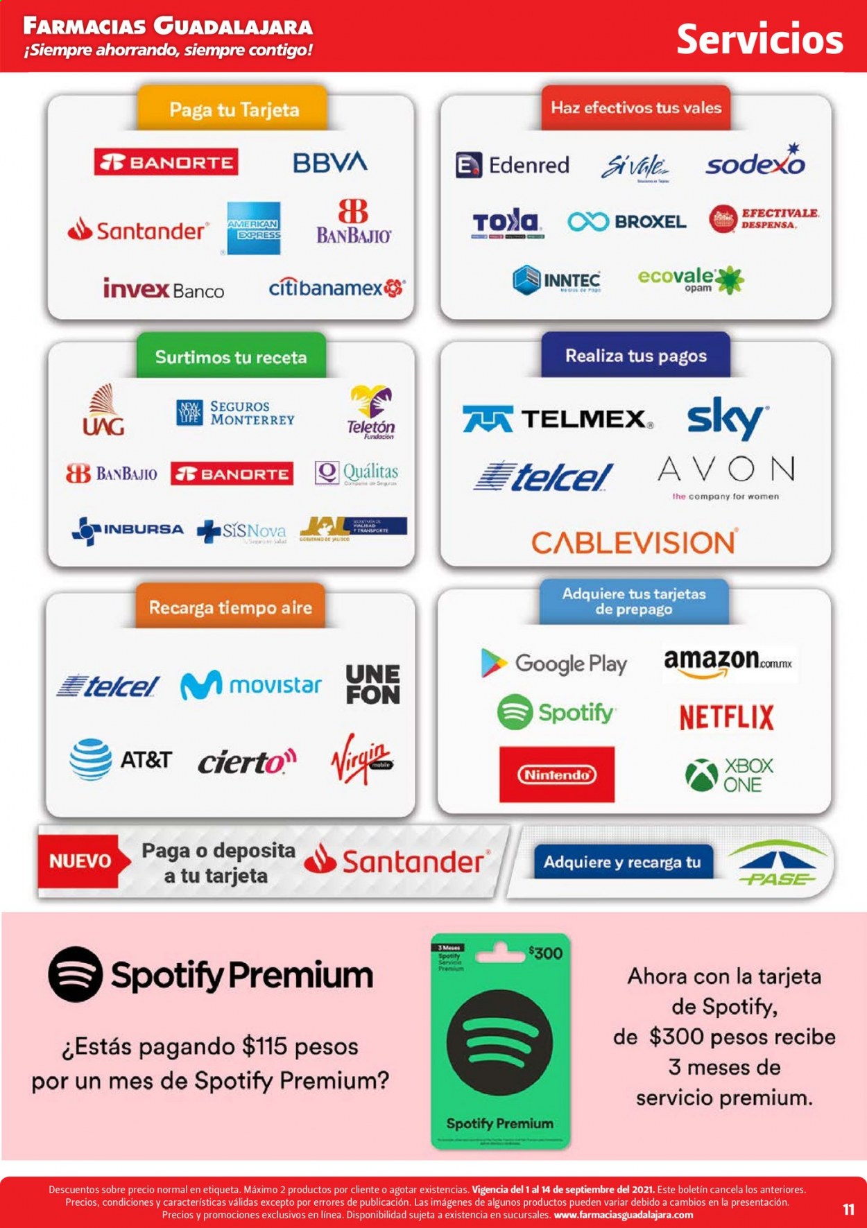 Catálogo Farmacias Guadalajara - 1.9.2021 - 14.9.2021. Página 11