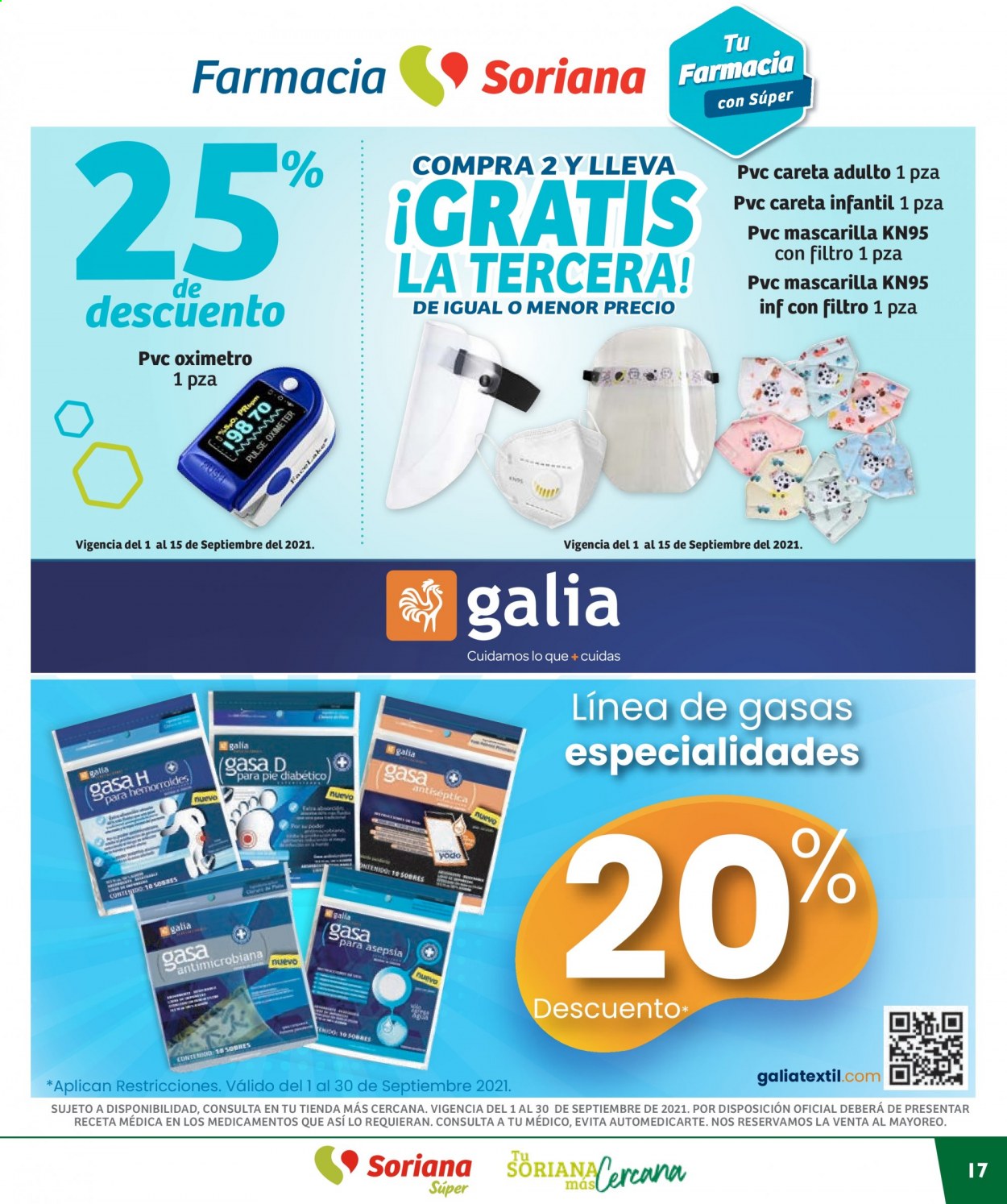Catálogo Soriana Súper - 1.9.2021 - 30.9.2021. Página 17